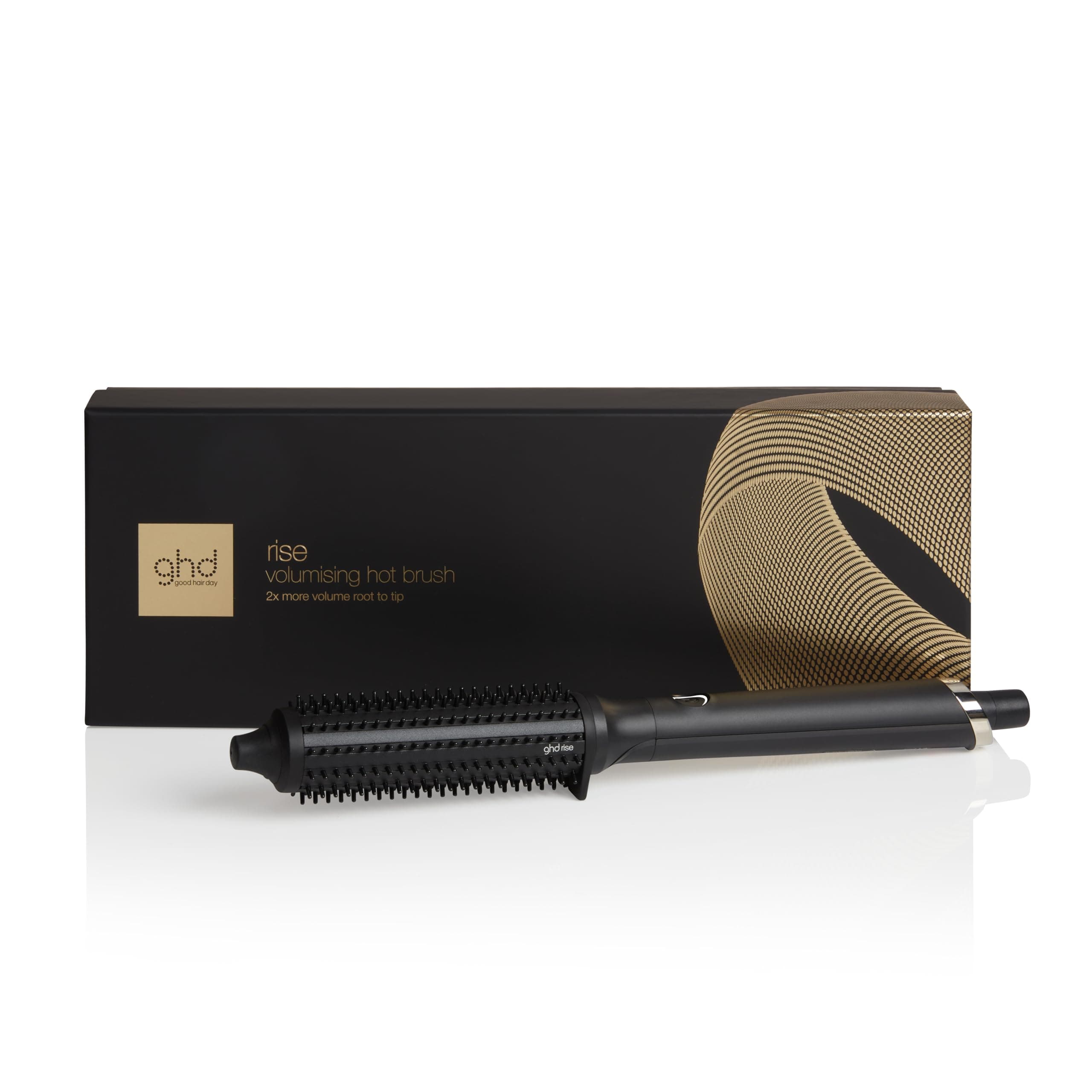 ghd Rise – Spazzola Elettrica Volumizzante 3D Smart, Volume Istantaneo e Senza Sforzo dalle Radici alle Punte, Tecnologia Ultra Zone, Utilizzo su Capelli Asciutti, Nera