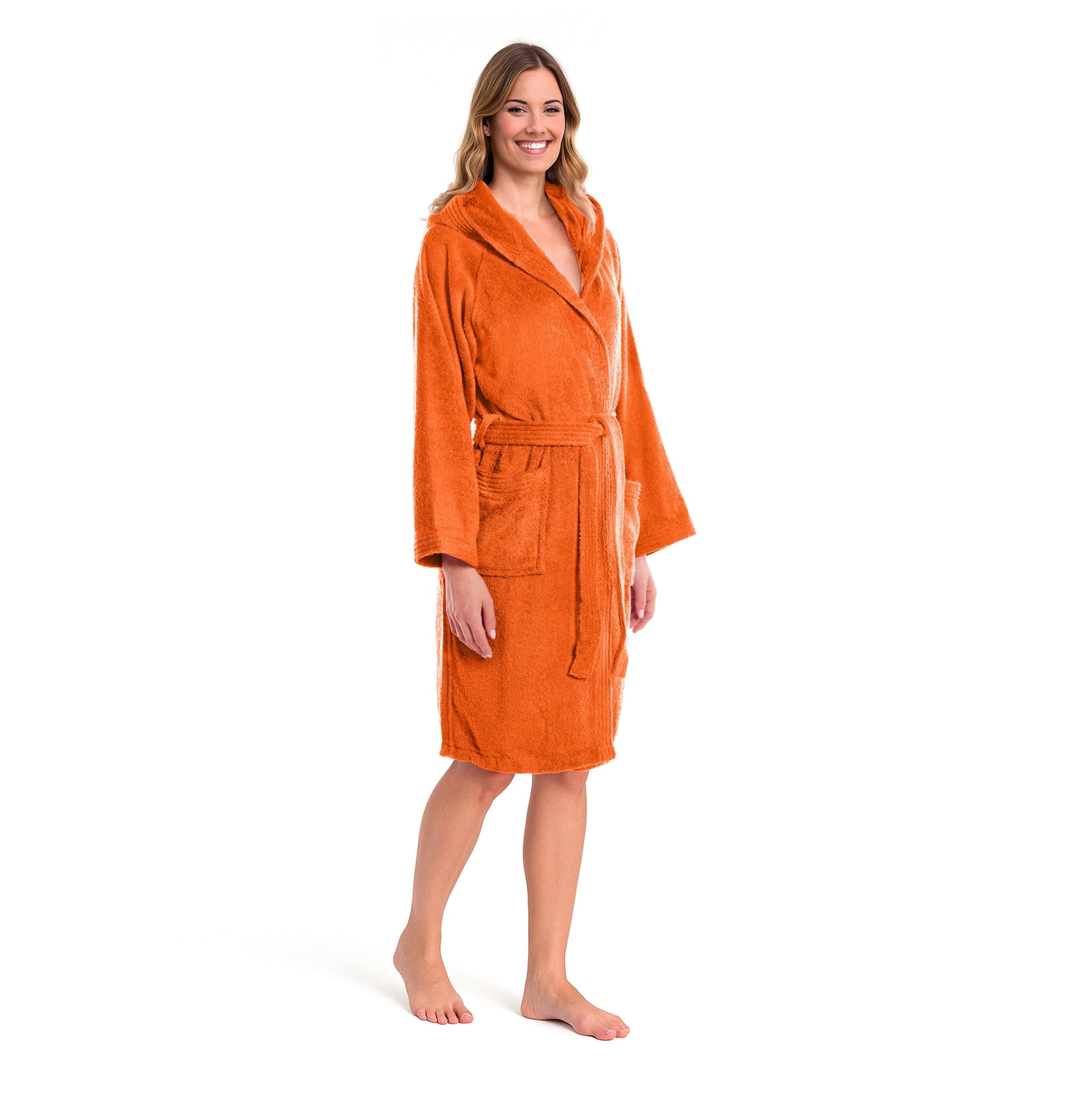 Caleffi - Accappatoio Uomo - Accappatoio Donna in Spugna di Cotone - Accappatoio Uomo Spugna Con Cappuccio - Accappatoio Piscina Palestra - Morbido e Assorbente, Asciugatura Rapida