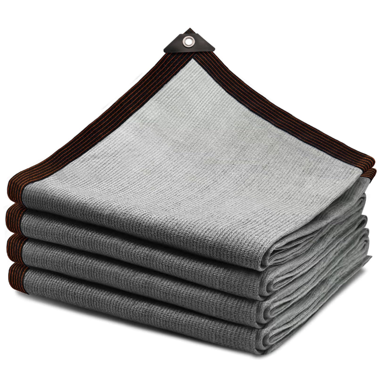 Red de protección solar de jardín de 3 x 4 m - Red de sombreado con ojales, sombreado para cubierta de terraza, protección solar para recintos al aire libre para roedores, tela de sombra exterior, red