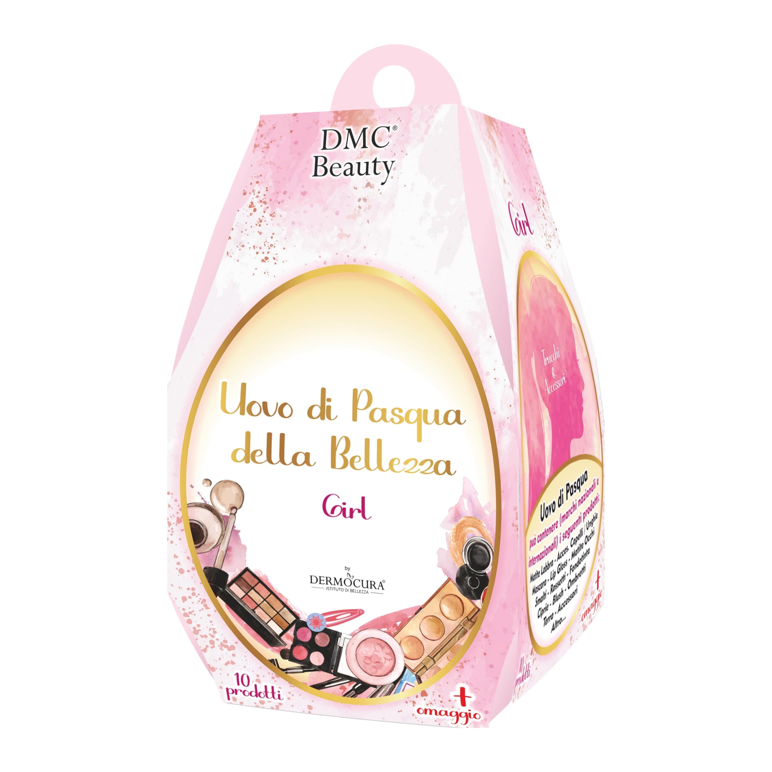 Dermocura Uovo Di Pasqua Della Bellezza Ragazza 11 Sorprese Cosmetiche Premium, Marchi Top Inclusi Garnier, Douglas, Rimmel Trucchi Make Up Pasqualone Cosmetica Beauty Cosmetici (Ragazza)