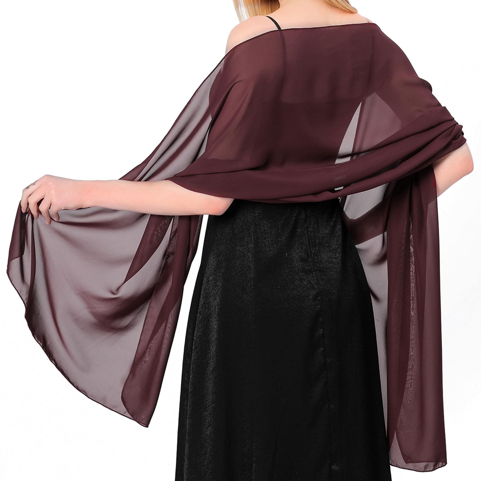 lifwimner Bufanda Mujer Chales y envolturas Pañuelo Seda Mantón Moda Chal Estolas Fular Boda Fiesta Chiffon Bufanda