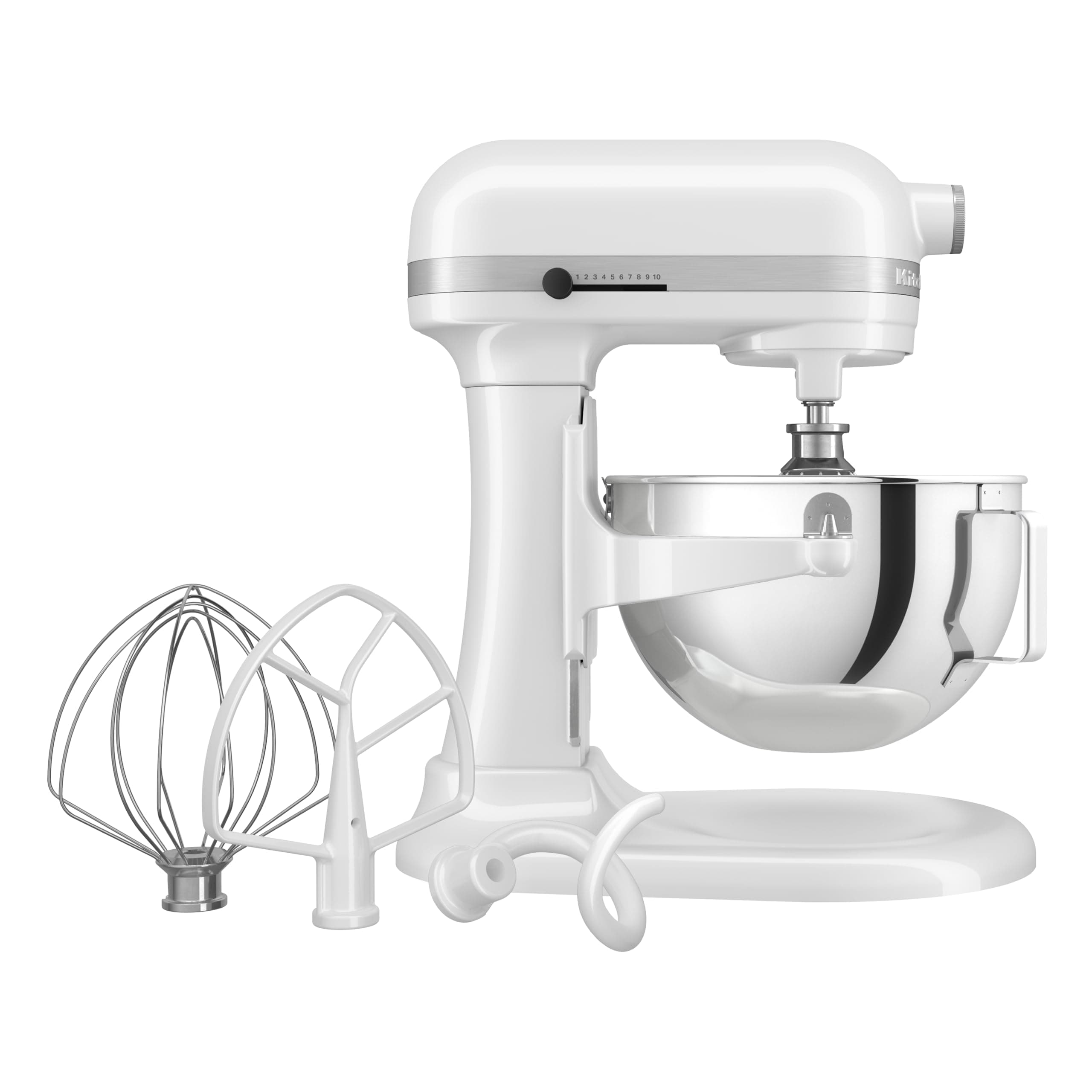 KitchenAid HEAVY DUTY - ROBOT PÂTISSIER À BOL RELEVABLE 5,2 L - BLANC 5KSM55SXXEWH