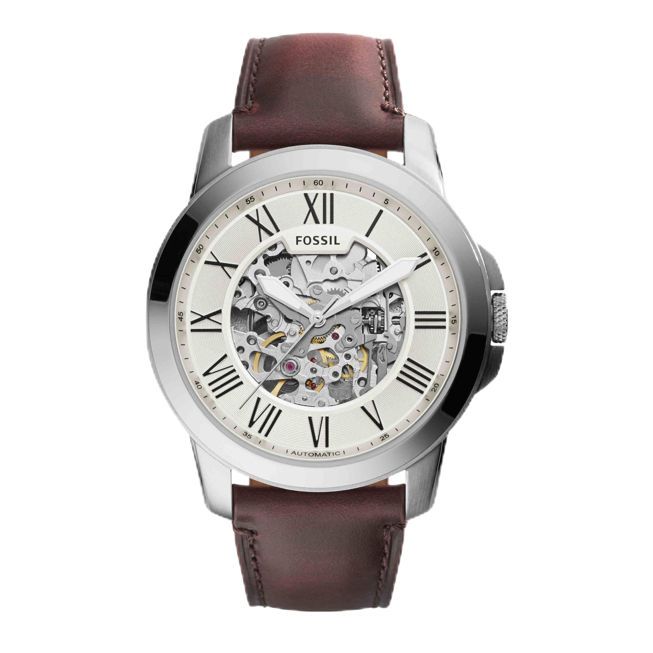 Fossil Grant Reloj mecánico automático de acero inoxidable para hombre