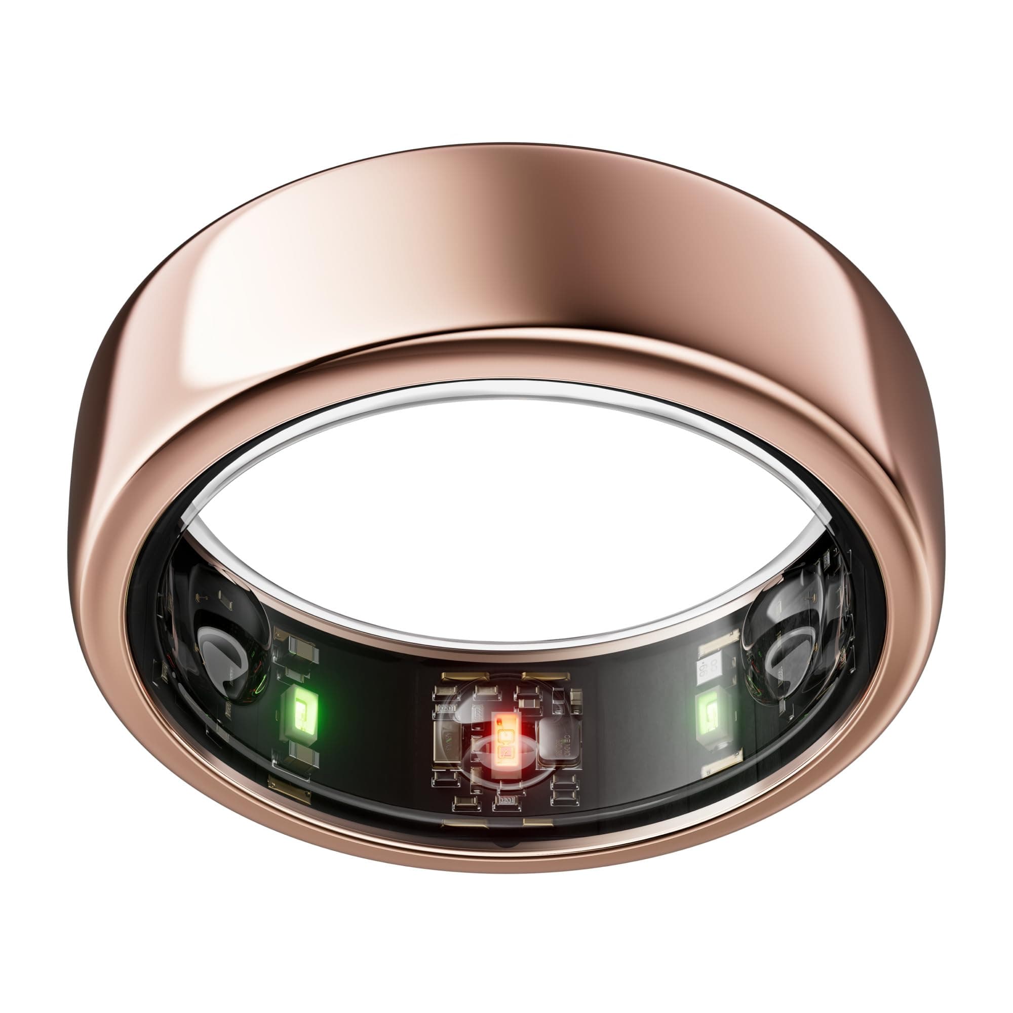 Oura Gen3 Horizon Anneau connecté - Taille 12, Rose Gold | Suivi sommeil, fréquence cardiaque et activité - Max. 7 jours d'autonomie - Compatible iOS/Android - Baguier Oura pour trouver votre taille