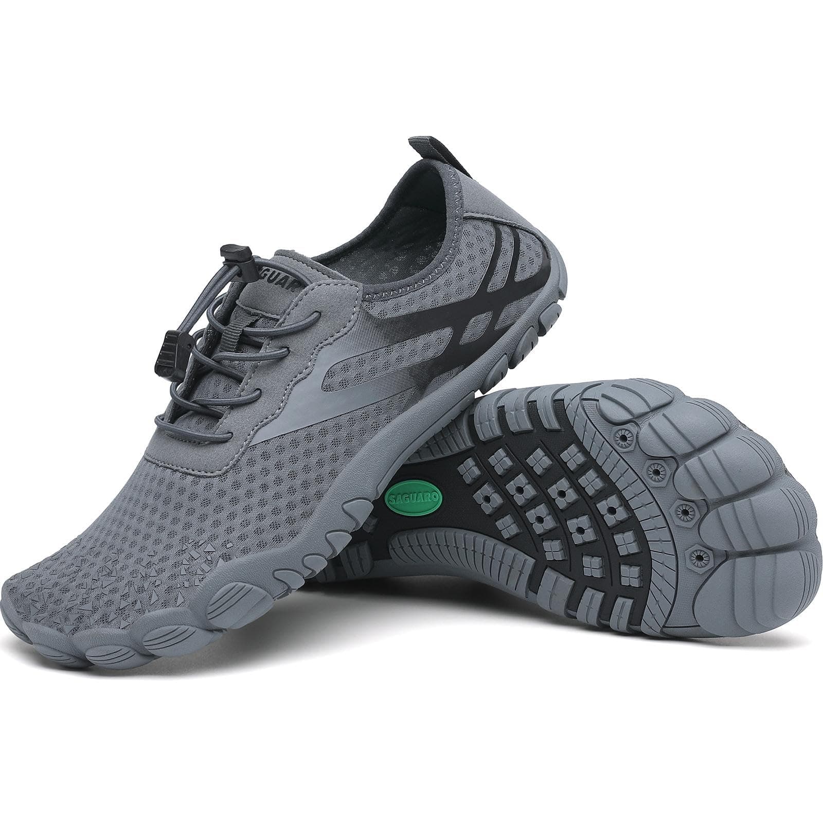 SAGUARO Badeschuhe Damen Herren Wasserschuhe Schwimmschuhe Schnelltrocken Aquaschuhe Strandschuhe Leicht Neoprenschuhe Surfschuhe rutschfeste Tauchschuhe Wassersportschuhe, 35-48 EU