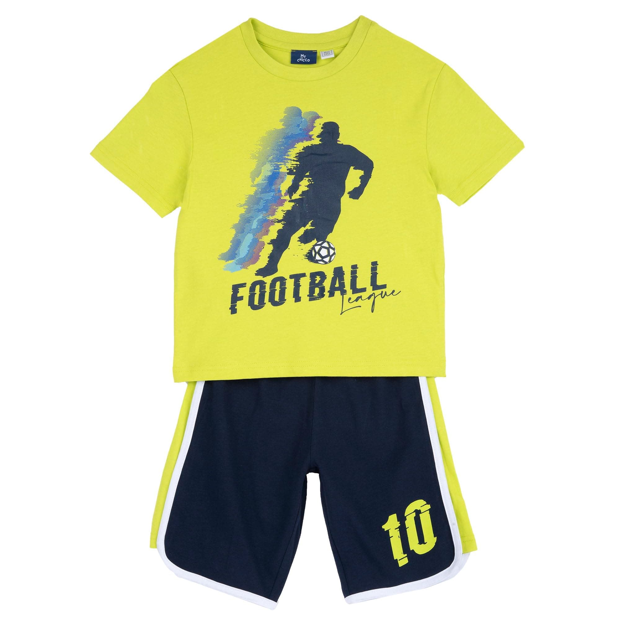 Chicco, Completo Bambino con T-Shirt e Pantaloncini, in Morbido Tessuto, Abbigliamento Bambino, Designed in Italy
