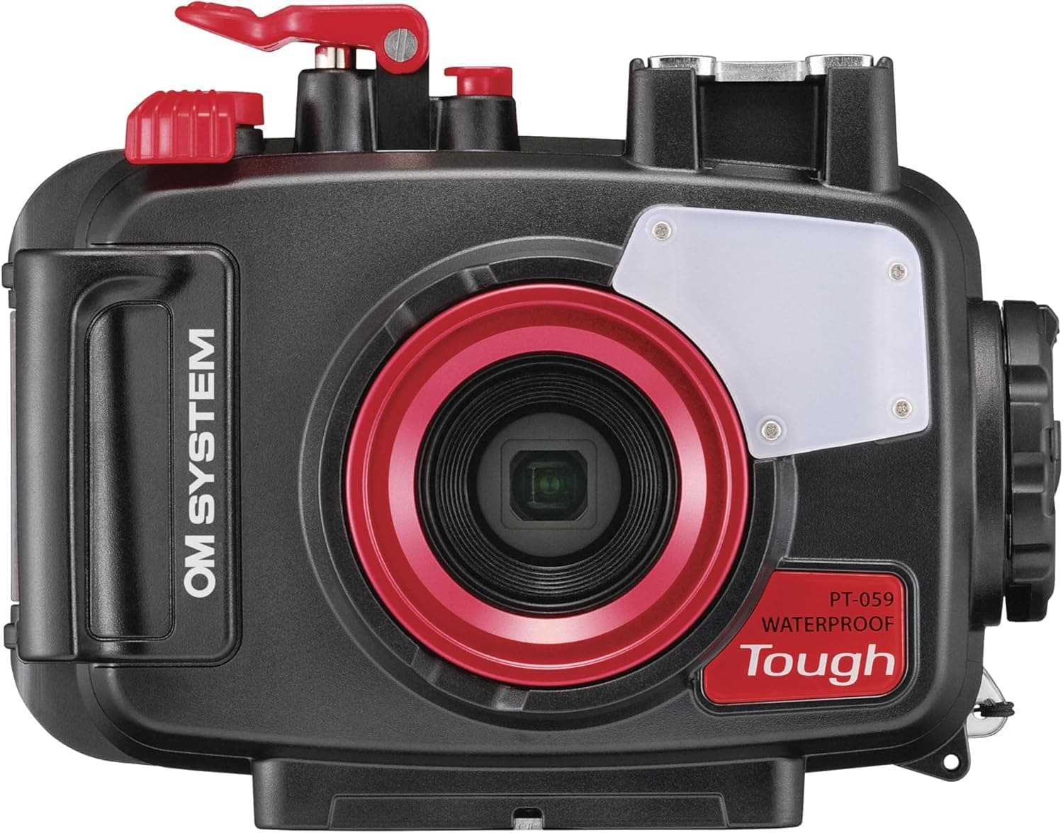 OM System PT-059 Carcasa Subacuática para Olympus Tough TG-6 y OM System TG-7, Resistente hasta 45 Metros, Cristal Multicapa, Todas Las Funciones Totalmente controlables