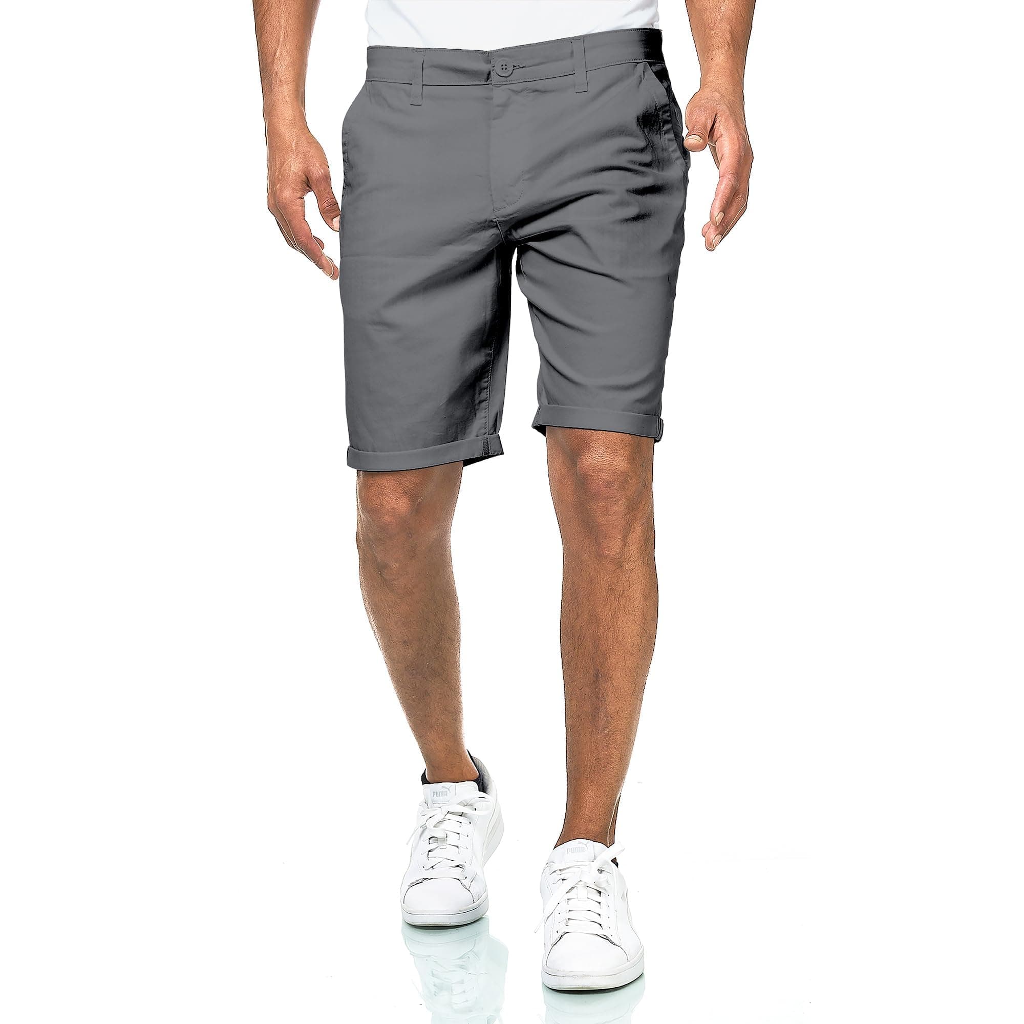 Smith & Solo Kurze Hosen Herren - Chino Shorts Kurz Baumwolle, Bermuda Hose Sommer, Laufshorts Männer Sport Trainingshose