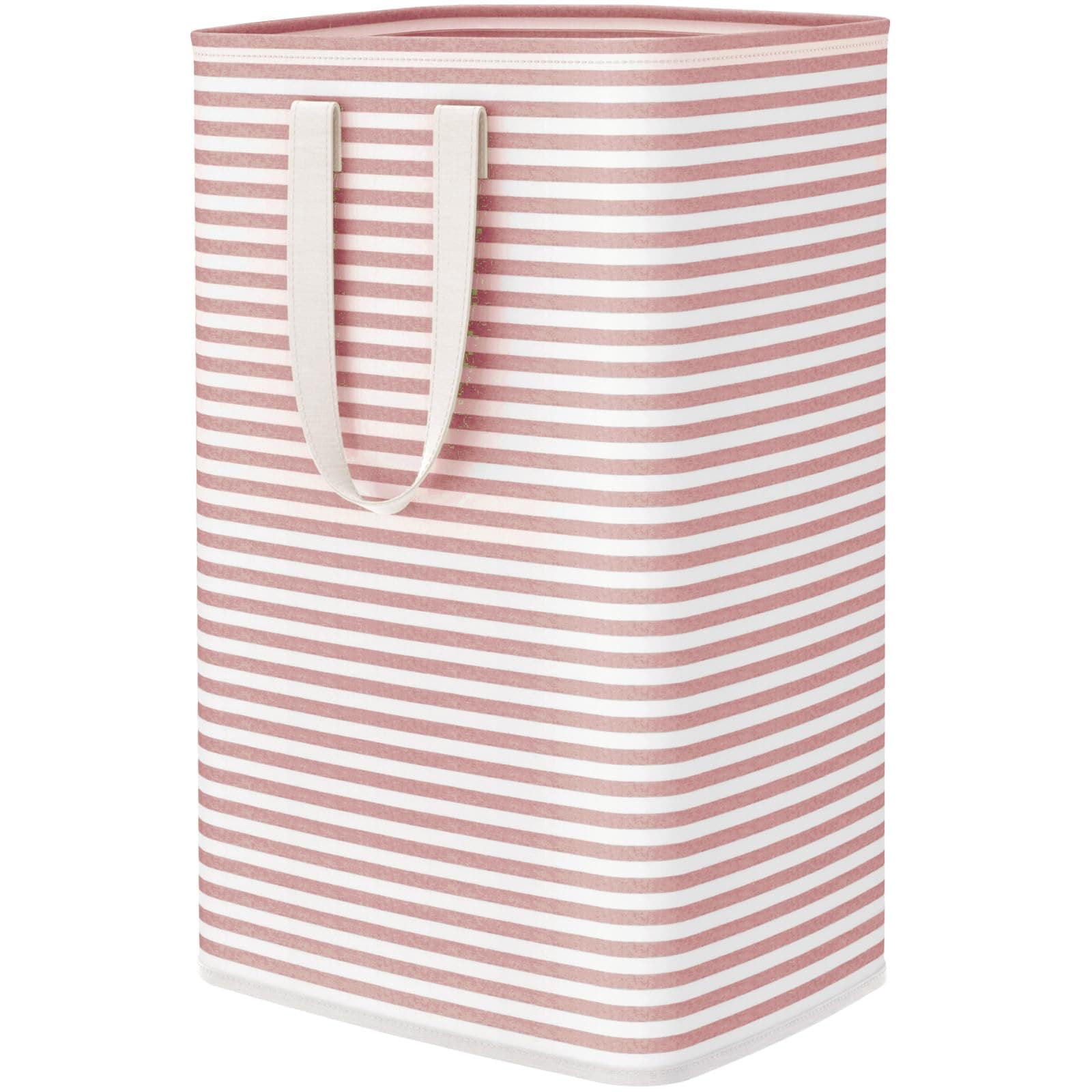 Lifewit Cesto Portabiancheria, Cesta Portabiancheria Pieghevole, Portabiancheria Sporca con Manici Allungati, Laundry Basket per Camera da Letto, Bagno e Lavanderia75L, Rosa