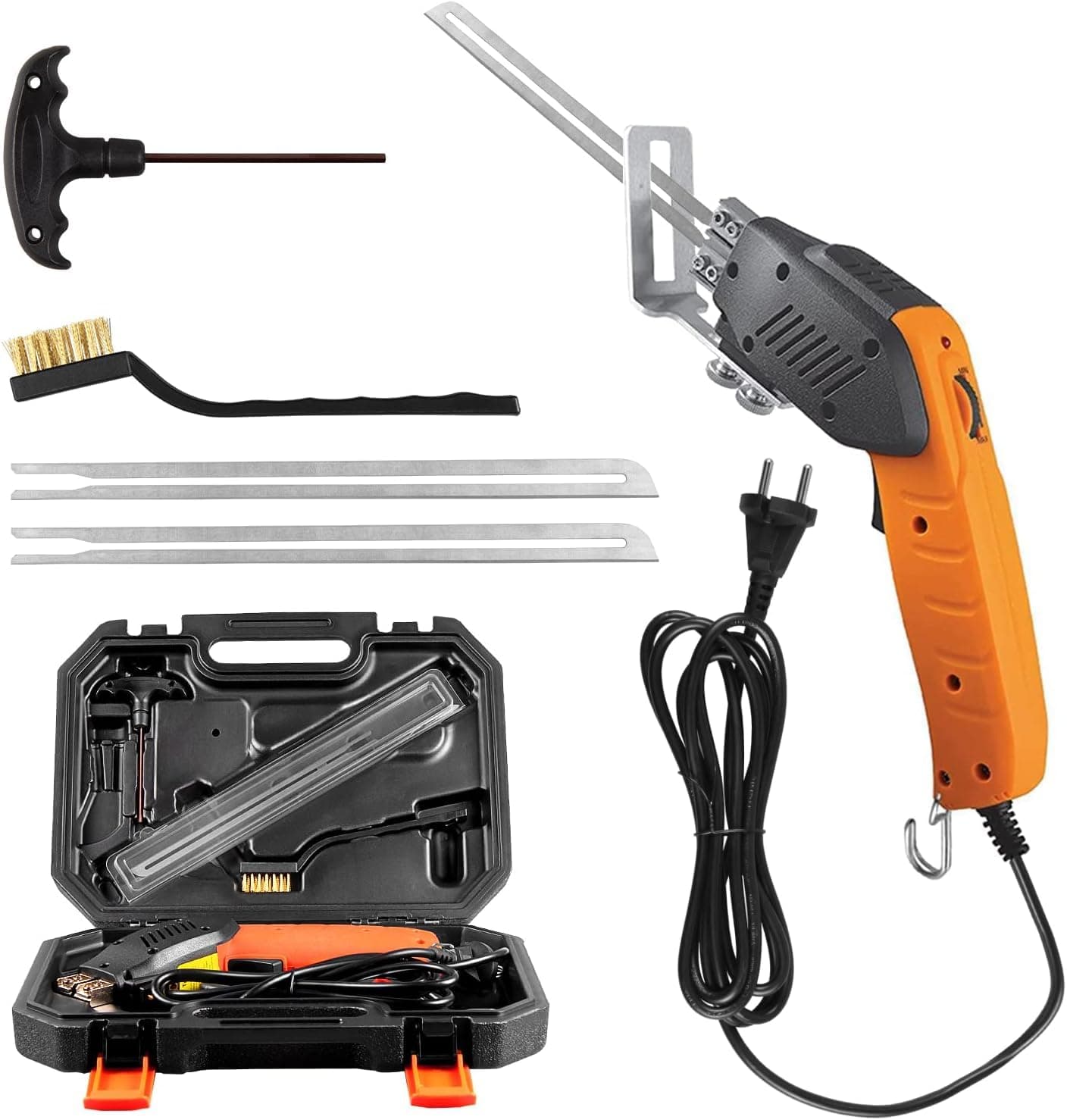 HYPEJET 200W Cortador de Espuma con Sistema de Refrigeración por Aire, Cortador de Poliestireno para EPP, EPS, XPS, EVA, EPE, PU, KT Poliestireno