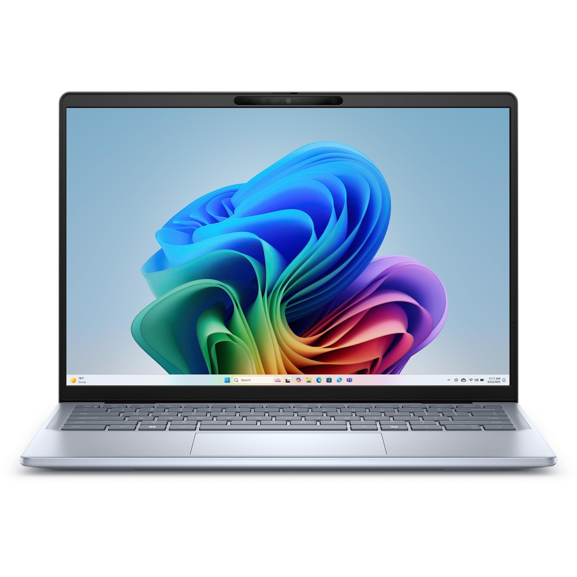 DELL Inspiron 14 Plus 7741 Copilot+ PC Ordenador Portátil 14" Pantalla QHD+ 60 Hz, Snapdragon X Plus, 16 GB RAM, 1 TB SSD, Adreno GPU, Windows 11 Home, Teclado retroiluminado Español - Platino