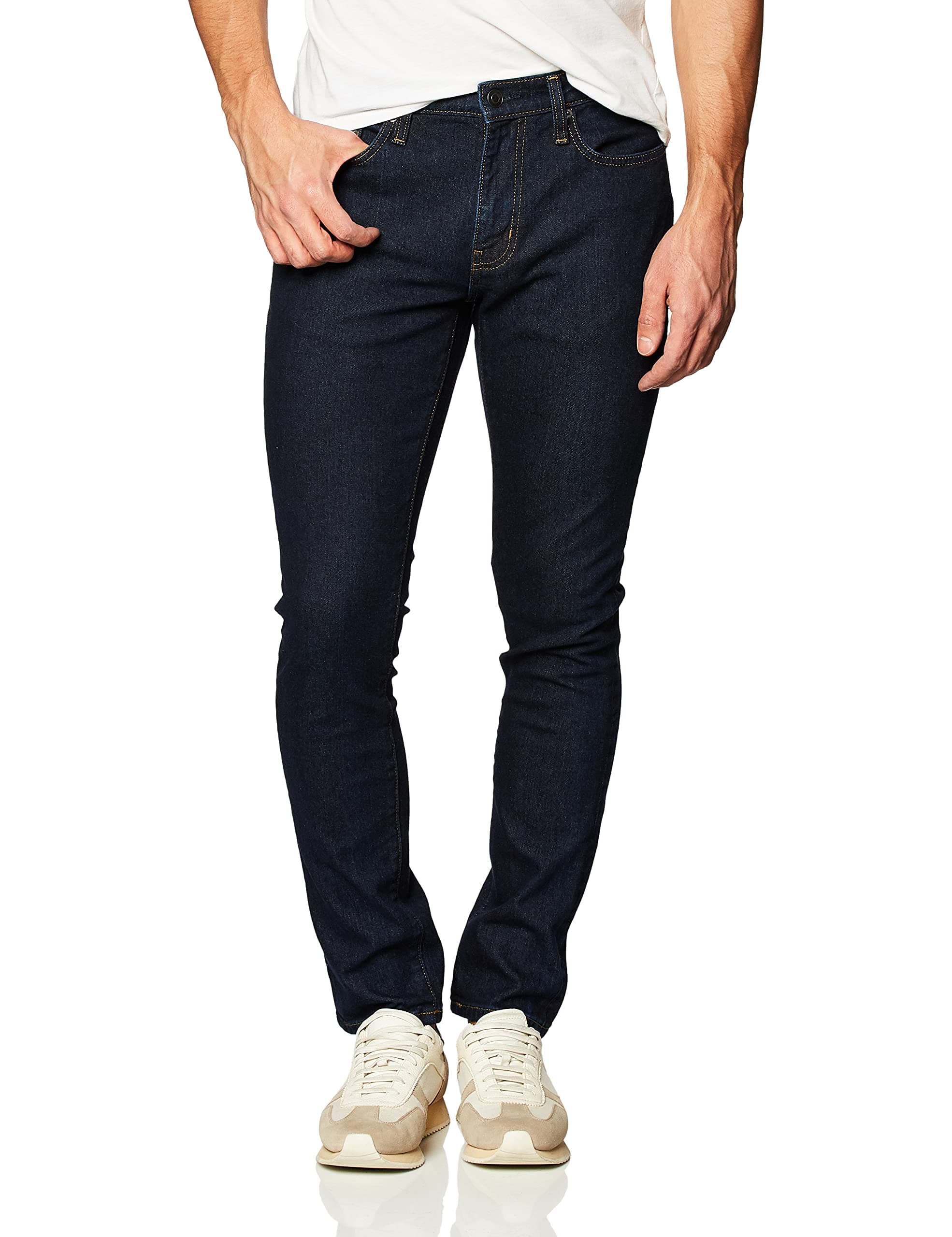 Amazon Essentials Pantaloni Casual Chino Elasticizzati dal Taglio Classico Uomo