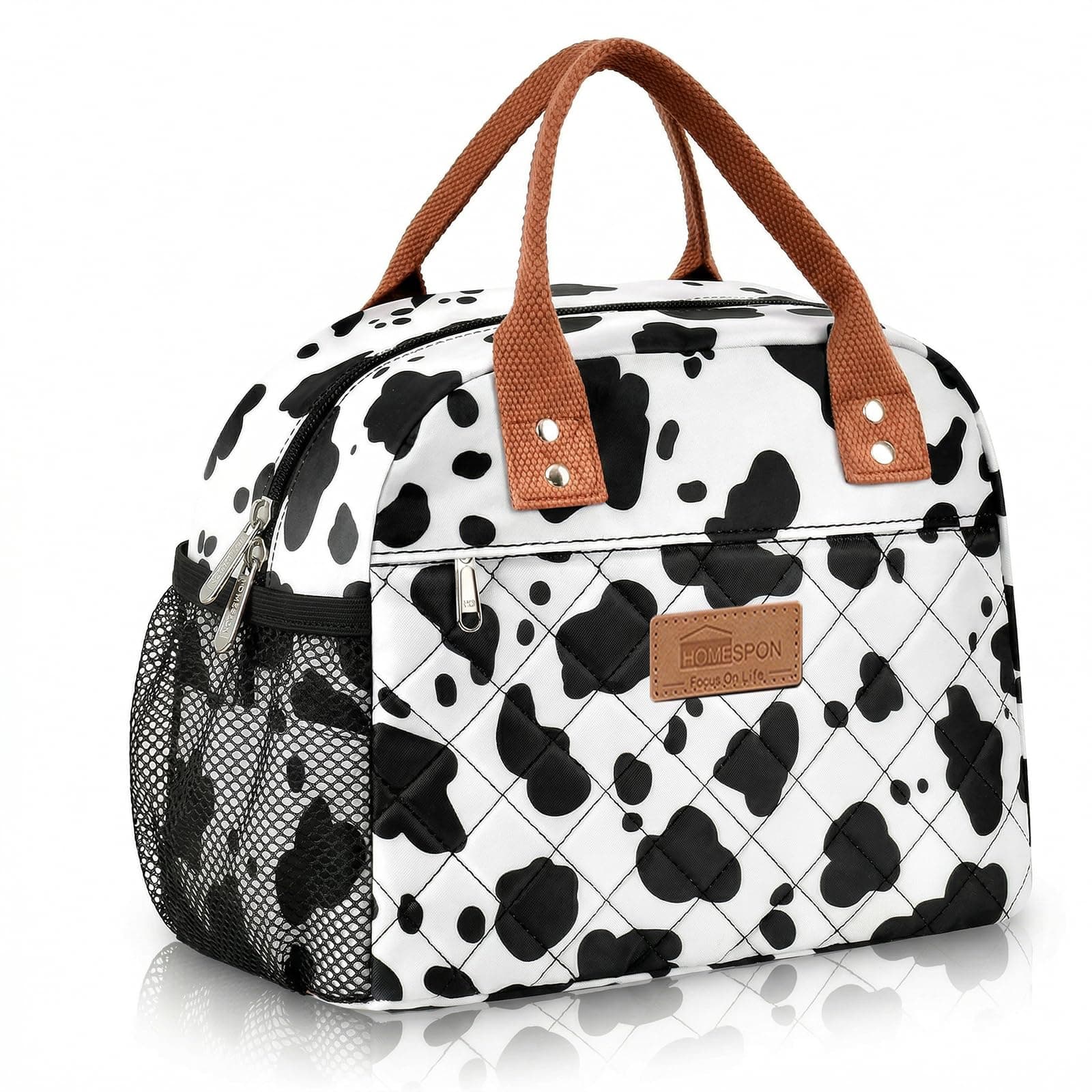 HOMESPON Sac Isotherme Glacière, pour Femme Homme Travail Pique-nique | Poche avant, Poches latérales, Réutilisable, Travail, Pique-nique, Gamelle