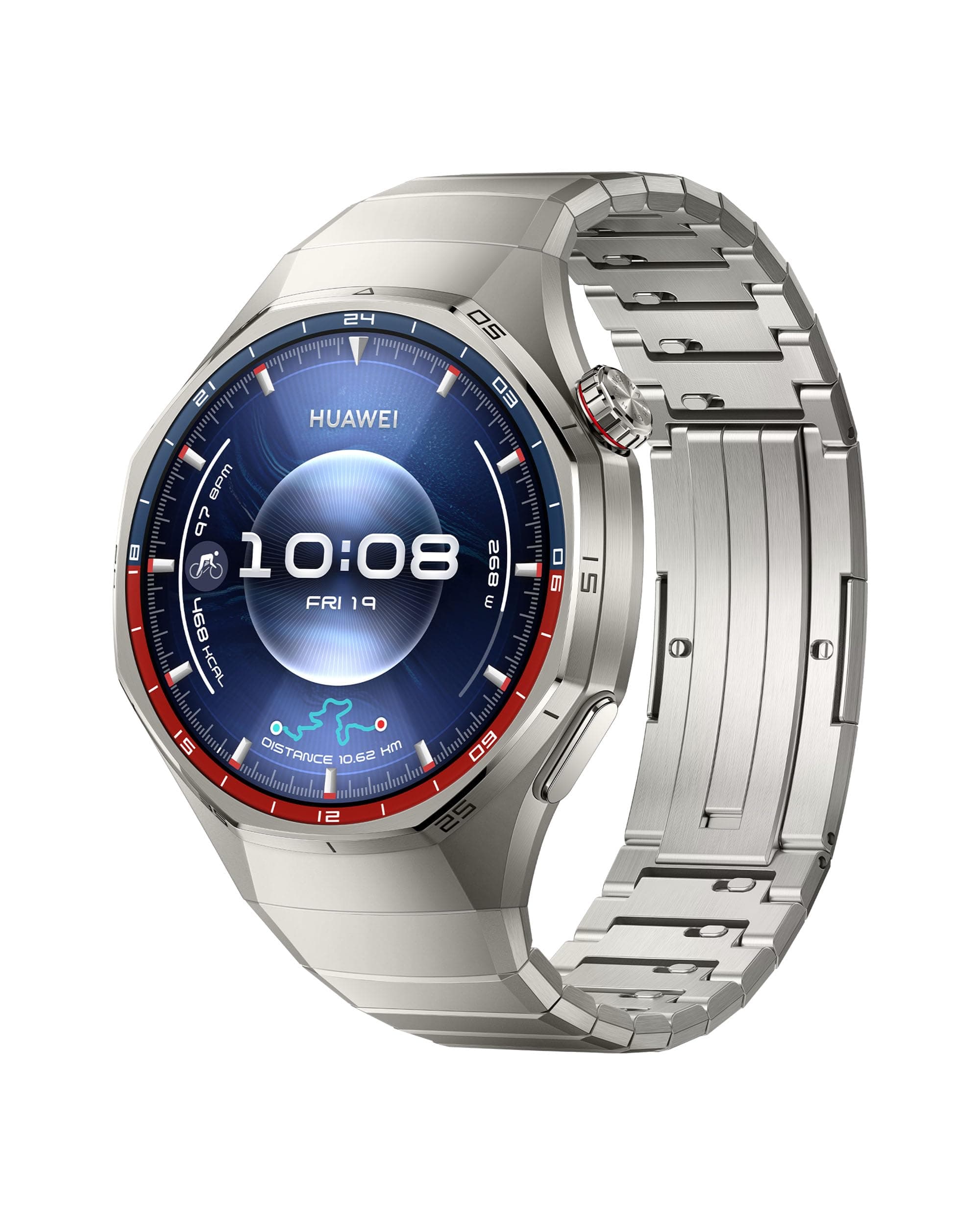 HUAWEI WATCH GT 6 Pro 46 mm Titanio, Smartwatch, Display AMOLED da 1,47 pollici, Fino a 21 giorni, Ciclismo di Livello Pro, Oltre 100 Modalità Sportive, iOS e Android, Analisi ECG
