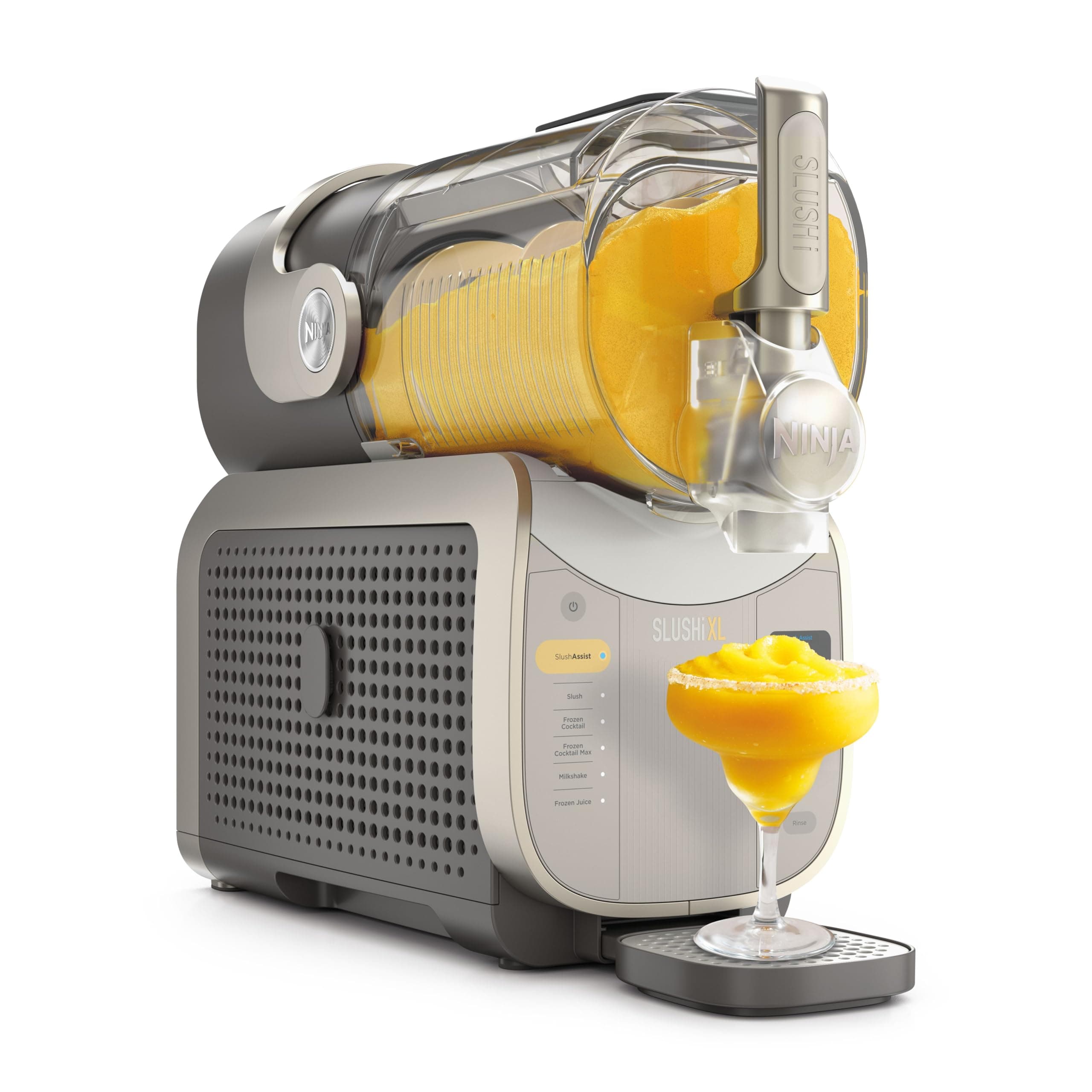 Ninja SLUSHi XL Machine à granita et boissons glacées avec technologie SlushAssist, capacité XL de 3,7 L (remplissage max. 2,84 L), pour des granités, cocktails glacés et plus, Moka FS601EUBR