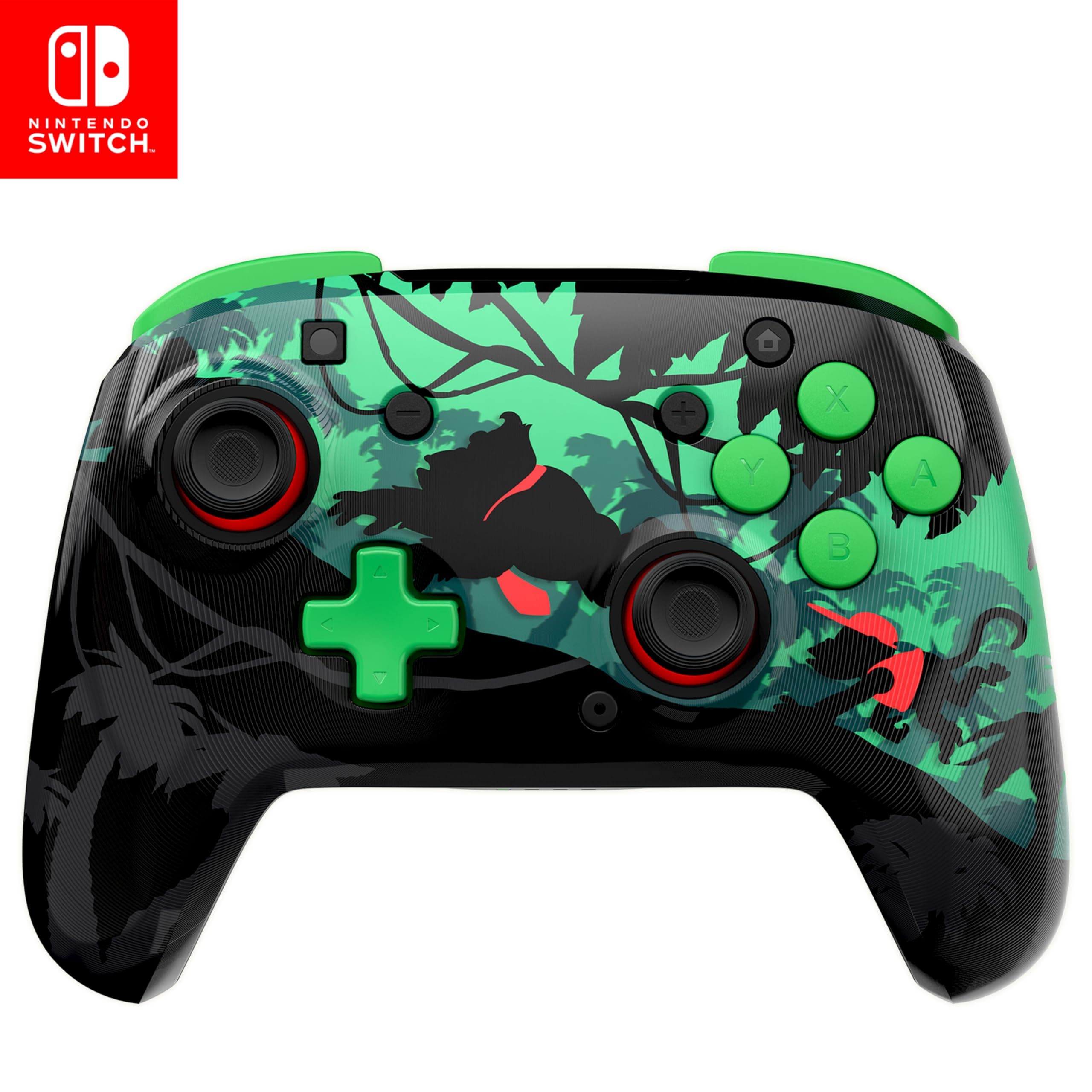 Turtle Beach Rematch Donkey Kong Manette sans fil sous licence officielle de Nintendo w/lenticulaire. Bouton C indisponible pour Switch 2 et Switch