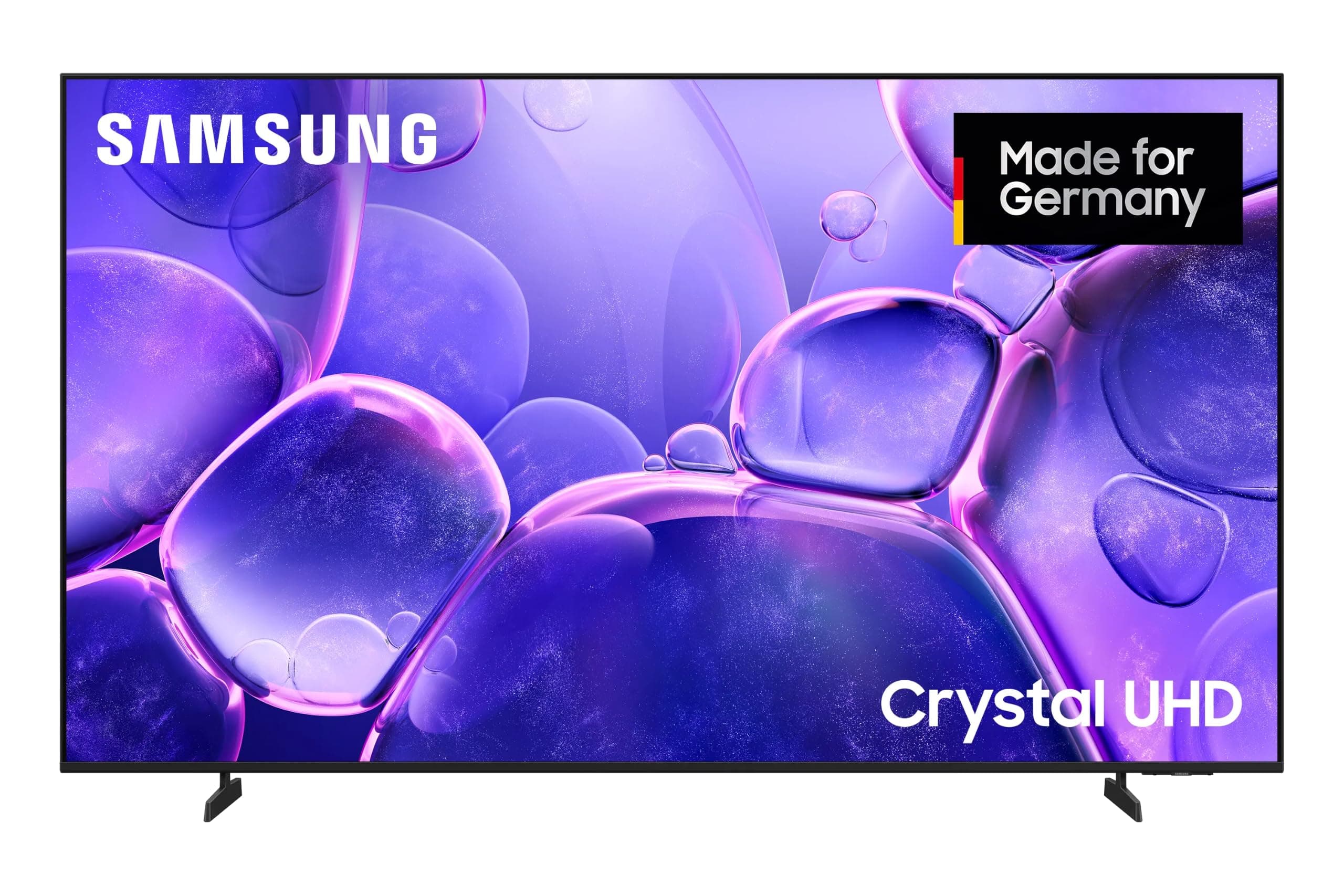 Samsung Crystal UHD U8079F 4K 85 Zoll (214 cm) LED Fernseher, Crystal Prozessor 4K, MetalStream Design, SmartThings, AI Upscaling, Gaming Hub, Knox Security, Kostenlose Inhalte, Smart TV