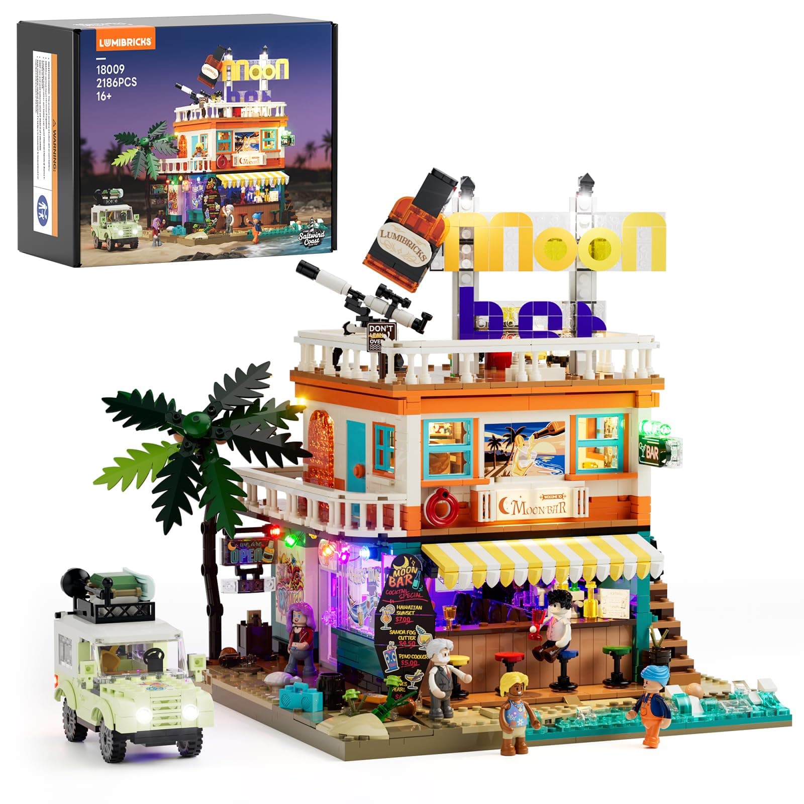 Lumibricks Moon Bar Kit de construction