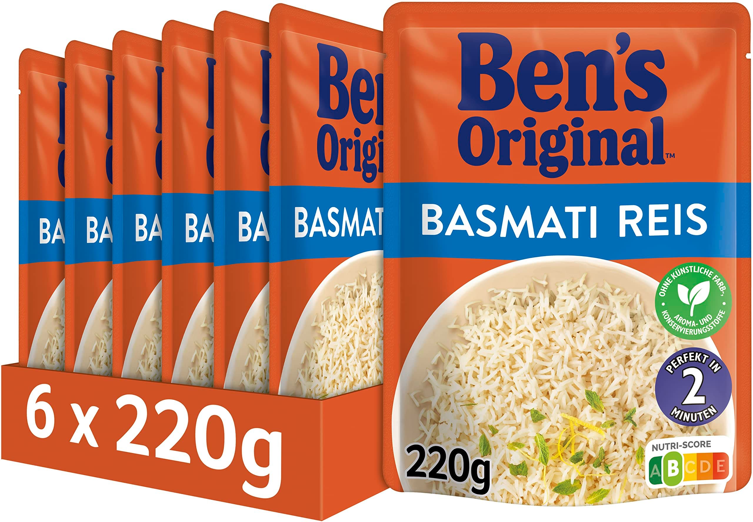 BEN'S ORIGINAL™ Express Reis Basmati 6 x 220g