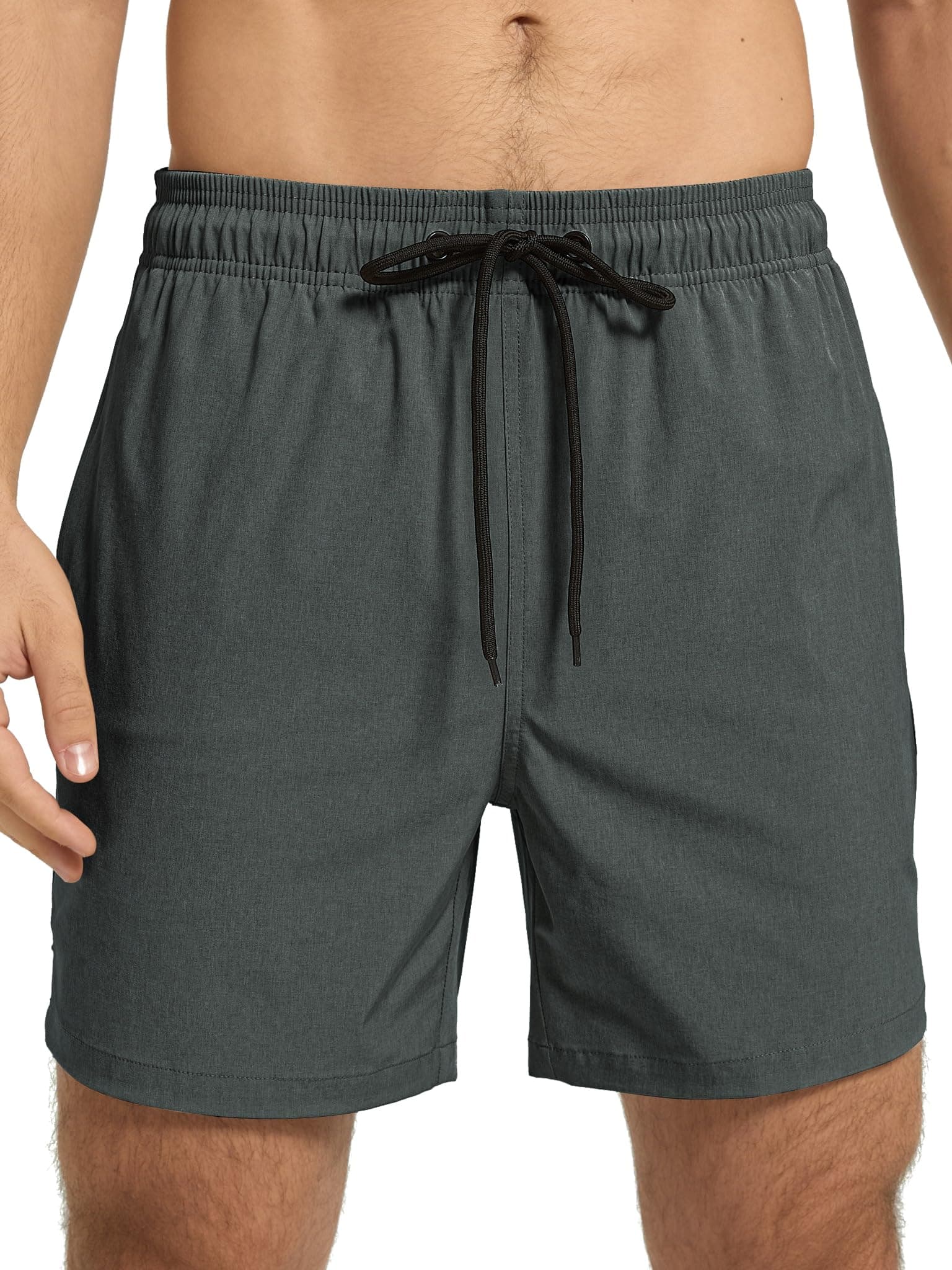 Arcweg Badehose für Herren mit Reißverschlusstasche Atmungsaktiv Wasserabweisend Badeshorts Männer Trainingsshorts Elastisch Verstellbar Mit Tunnelzug Meshfutter