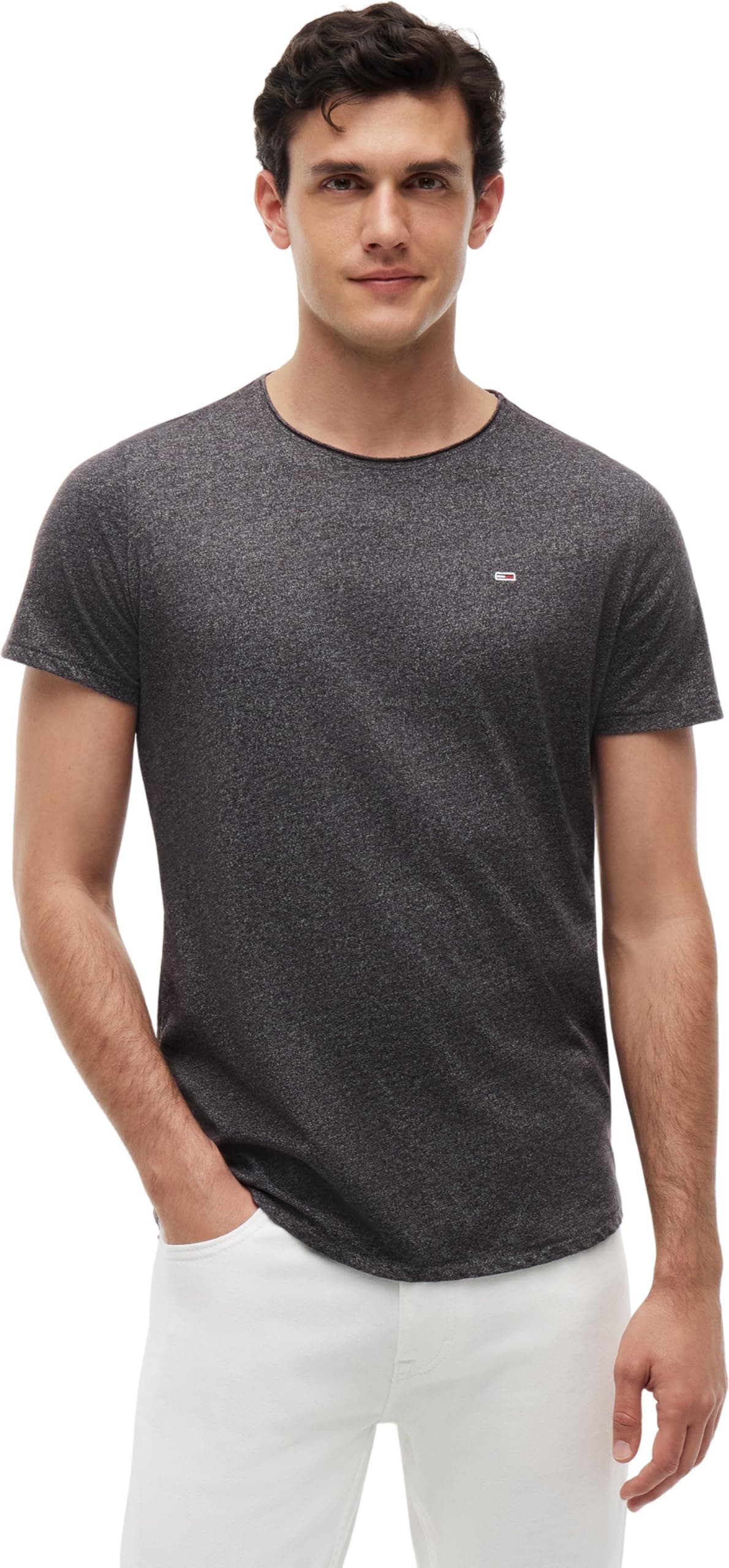 Tommy Jeans Herren T-Shirt Kurzarm TJM Slim Rundhalsausschnitt