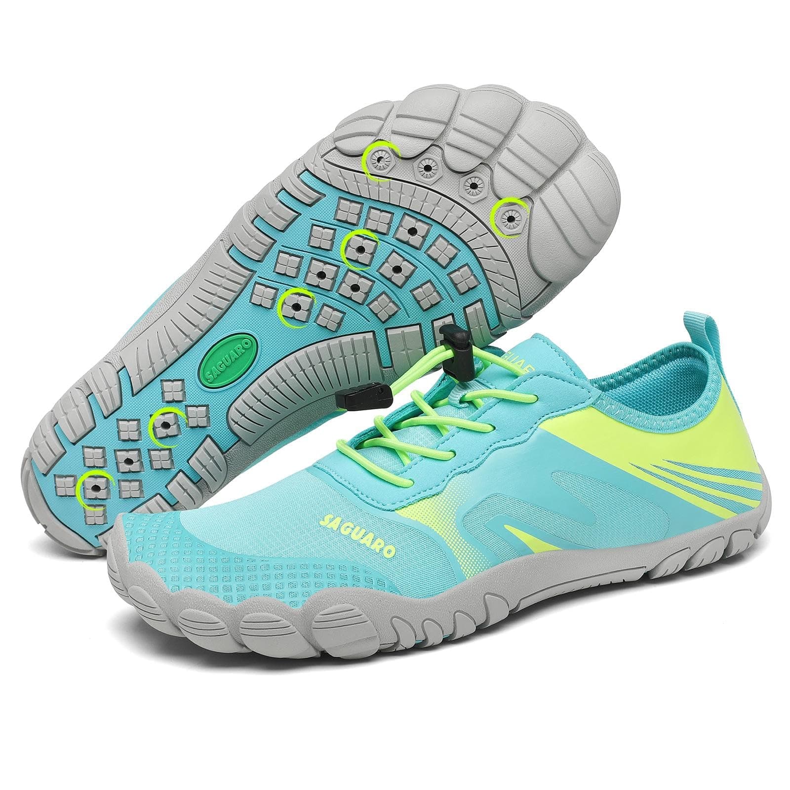 SAGUARO Mujer Zapatos de Agua para Hombre Surf Escarpines Playa Natación Respirable Antideslizante Playa Natación Aire Libre 35-46