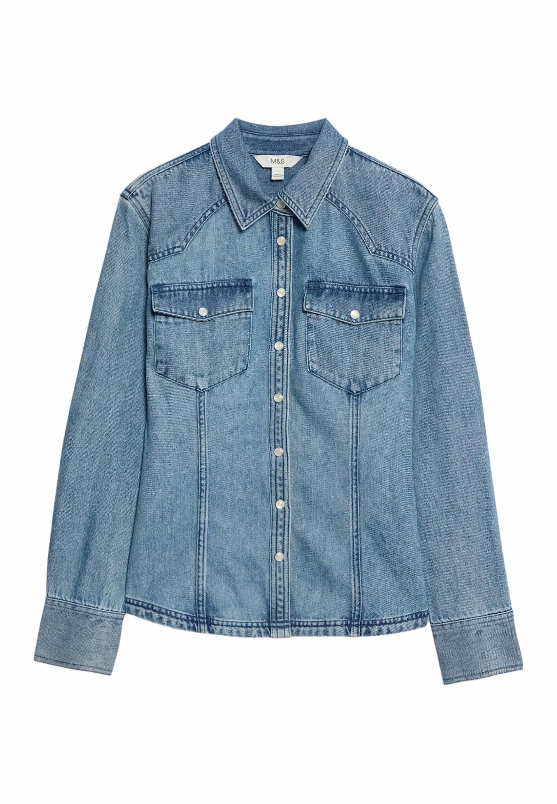 Marks & Spencer Camicia Western in Denim