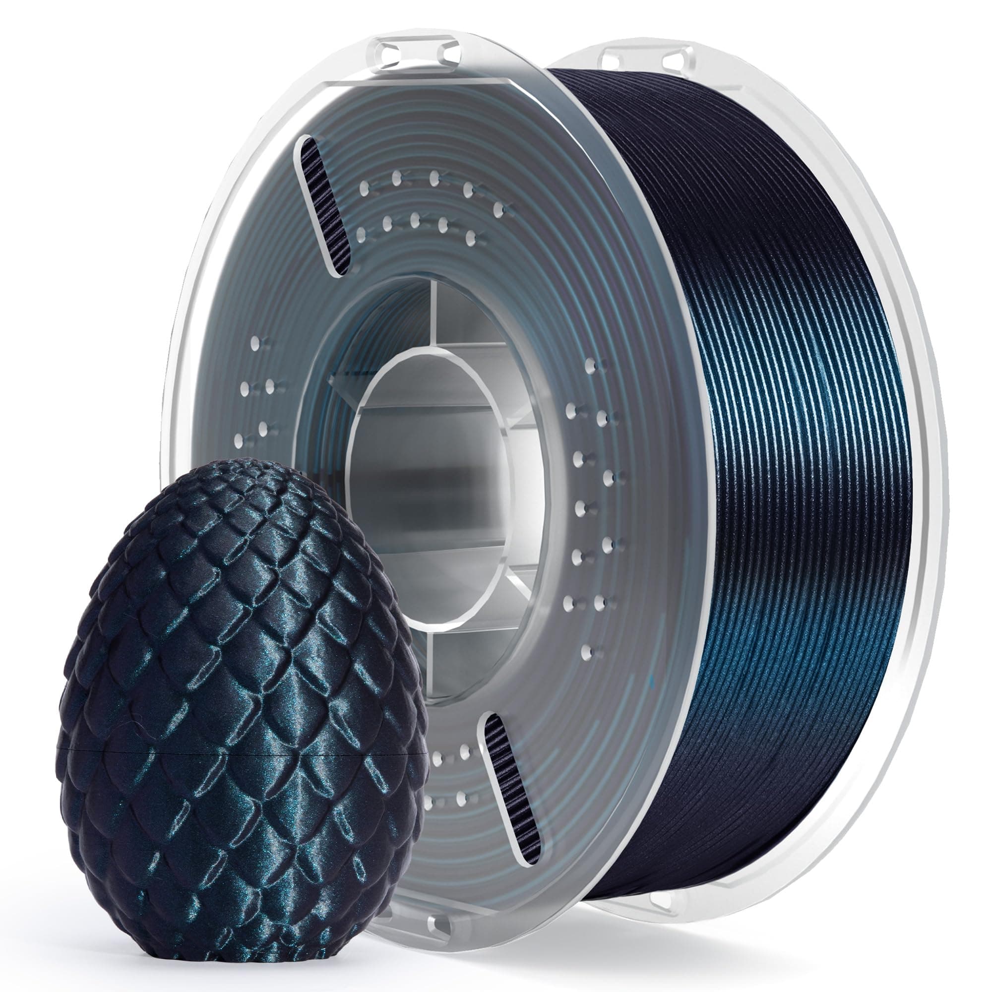 ELEGOO Filamento PLA 1.75mm Galassia Nero 1KG, Filamento per Stampante 3D, Precisione Dimensionale +/- 0.02mm, Filamento per La Maggior Parte delle Stampanti 3D