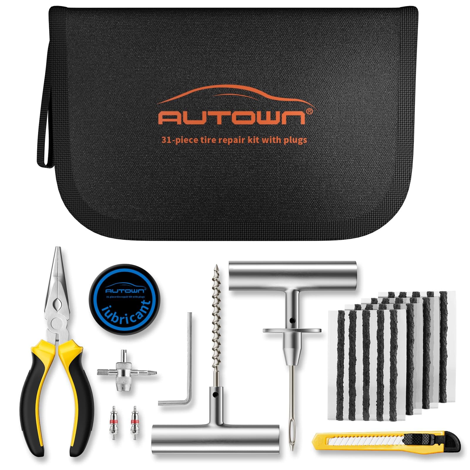 AUTOWN - Kit de reparación de Tapones de neumáticos