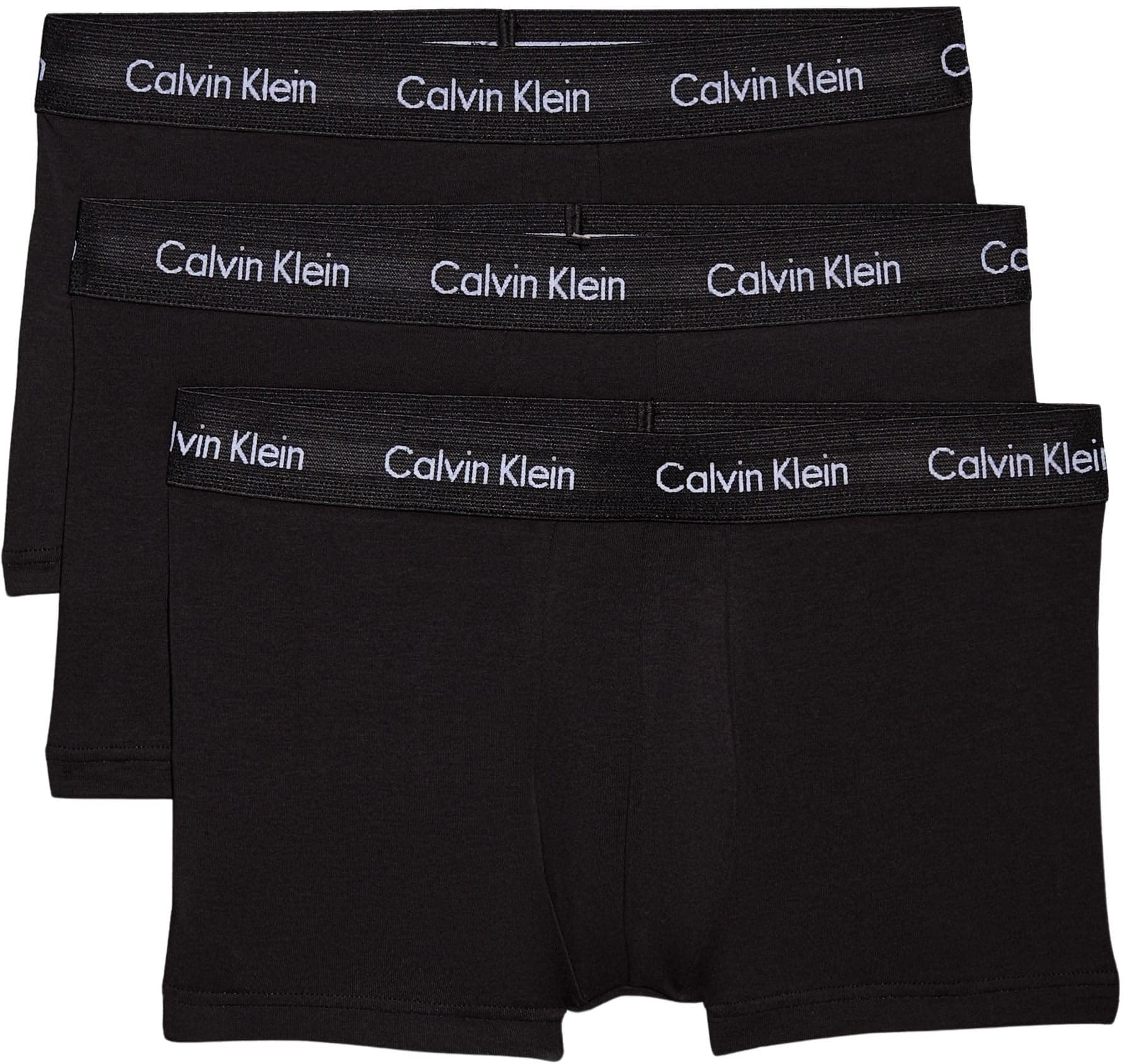 Calvin Klein Boxer Uomo, Hüft-Shorts, Alta qualità Baumwoll-Unterhosen per Uomo, con Stretch-Anteil, Elasticizzati Colorati, 3er Pack, Taglie: XS - XL
