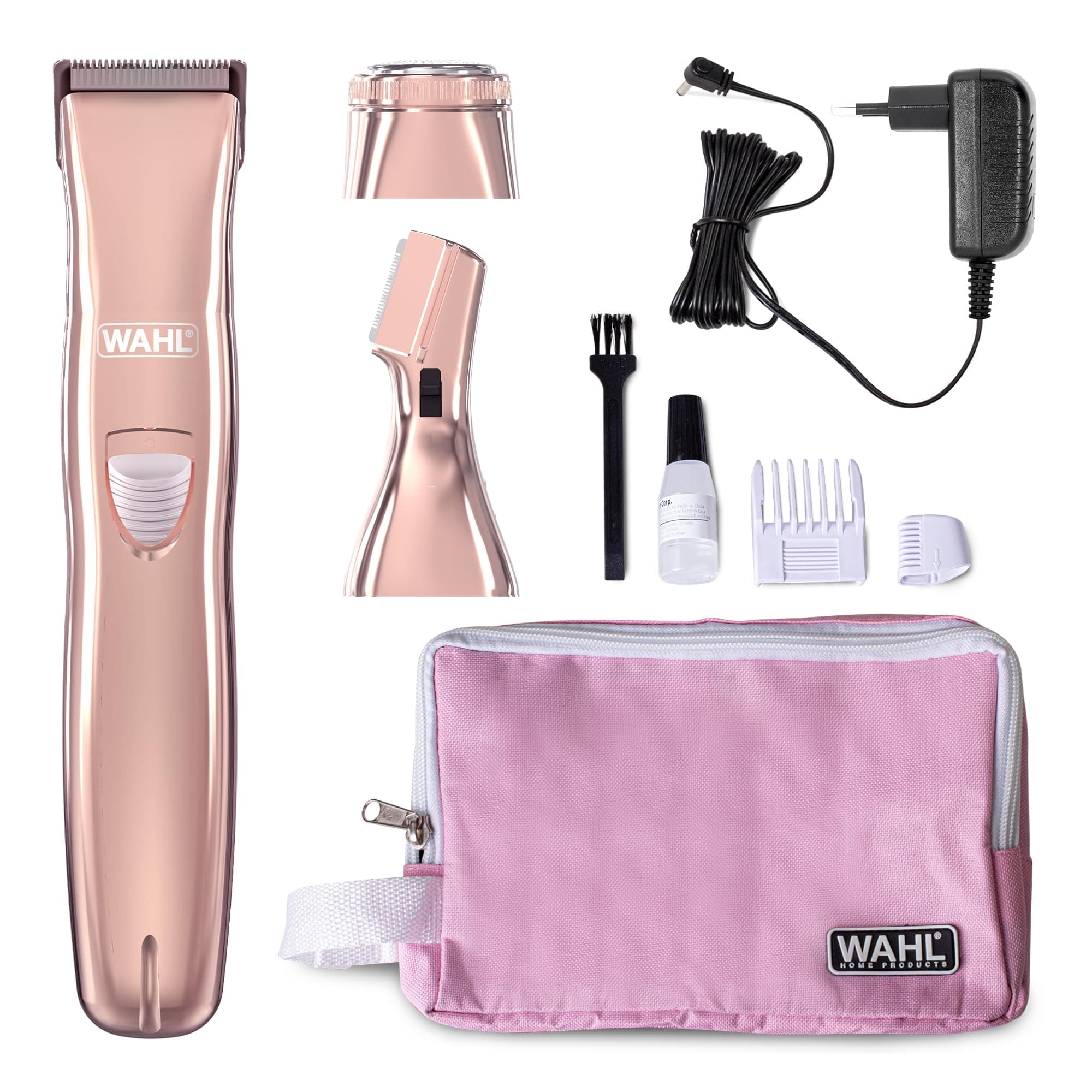 WAHL Ladies Face & Body Hair Remover, rasoio da donna, modellatore per sopracciglia, rasoio peli del viso da donna