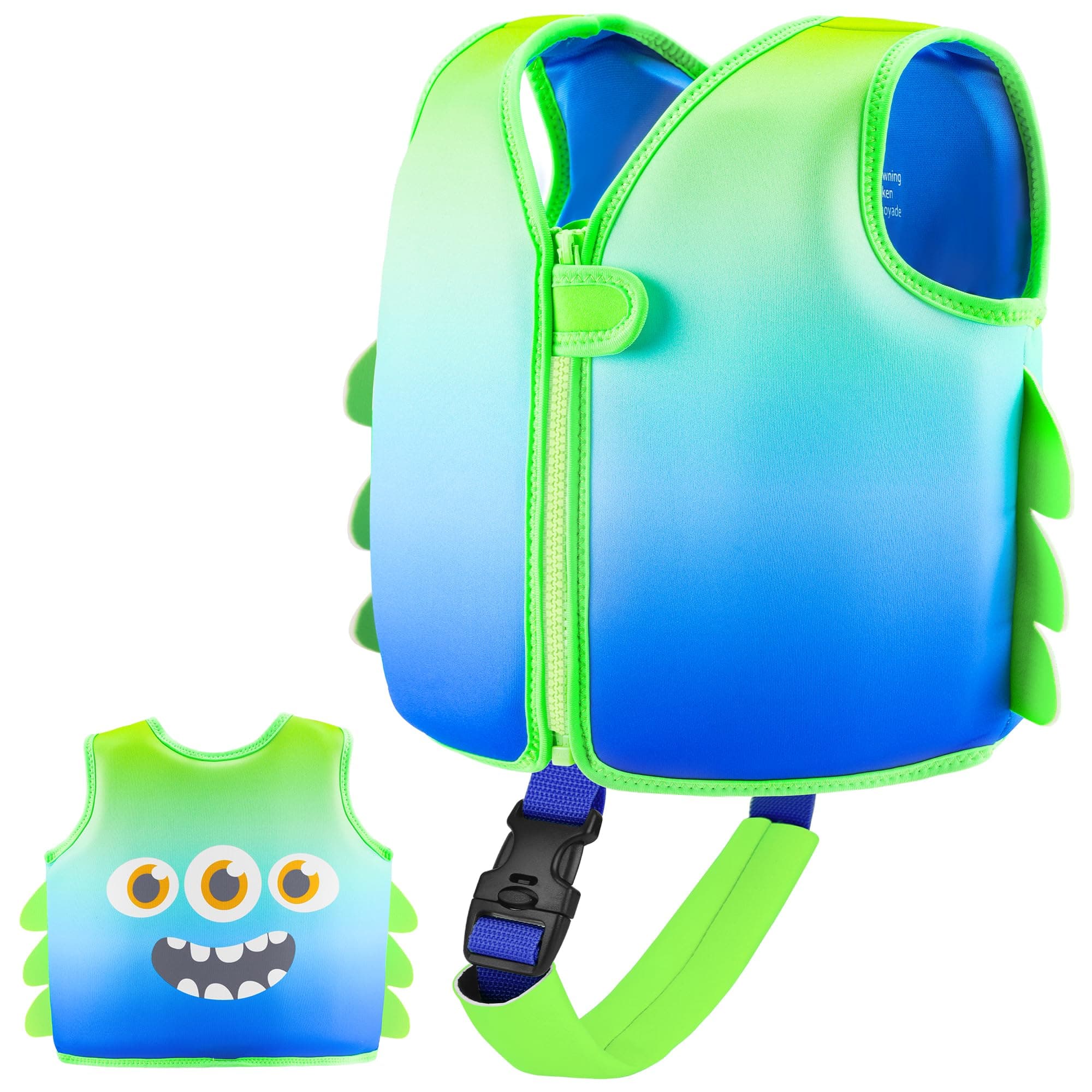 Gilet de Natation pour Enfant Fille et garçon avec Sangles de sécurité réglables Âge 1-3 ou 3-6