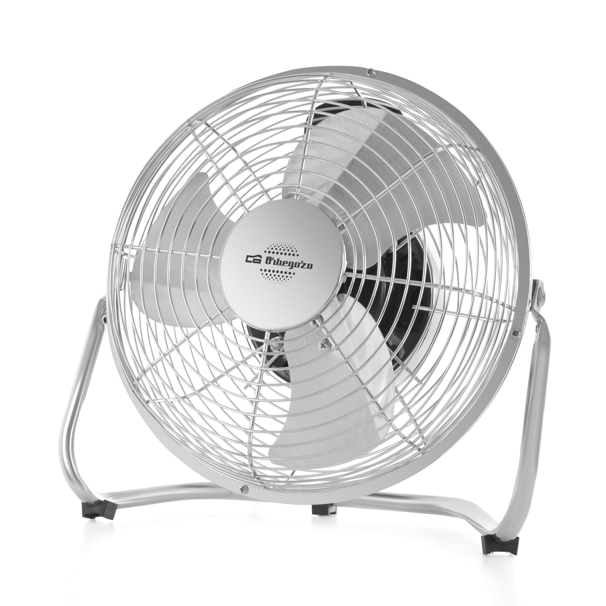 Orbegozo PW 1321 - Ventilador industrial Power Fan, inclinación regulable, 3 velocidades de ventilación, cabezal orientable, sistema antivuelco, asa de transporte, 50 W