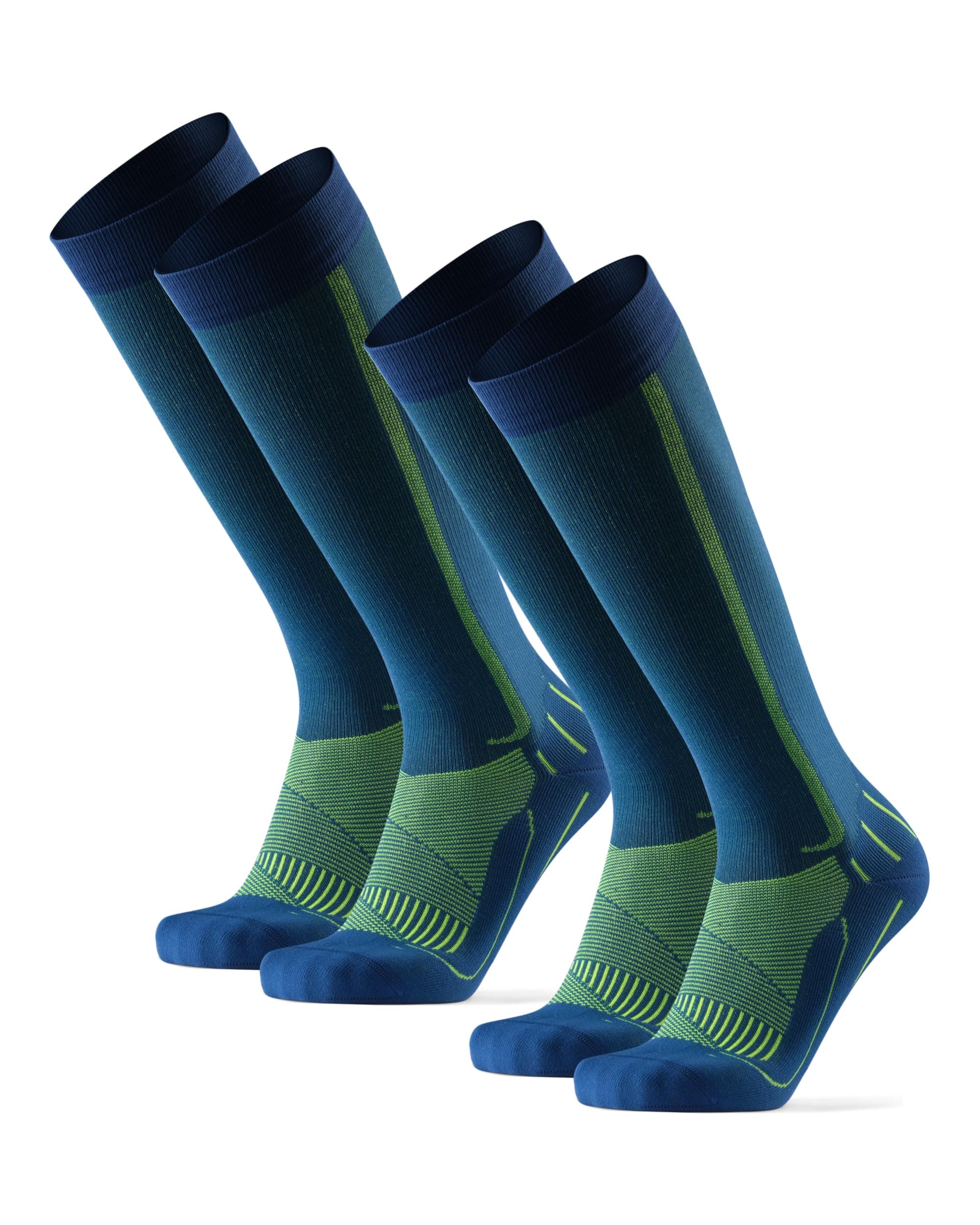 DANISH ENDURANCE Calcetines de Compresión Mujer y Hombre, Deporte, Running, Recuperación, 1 o 2 Pack