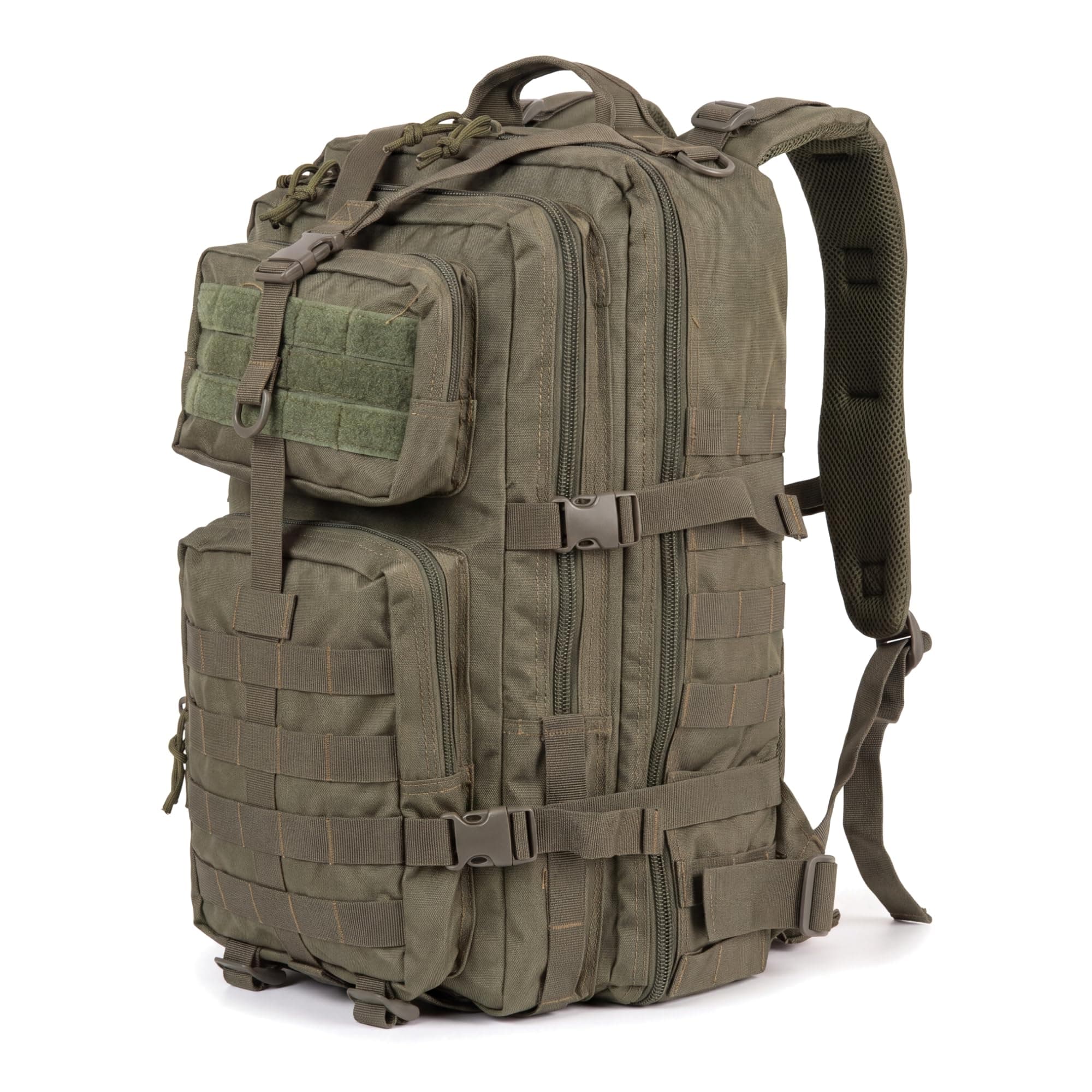 TAISSU - Zaino Tattico Militare RANGER - 45L - Verde - CrossTraining | ideale per Palestra, CrossFit, Viaggi o Campeggio, Impermeabile e Resistente, Scomparti Multipli, Tasca Scarpe