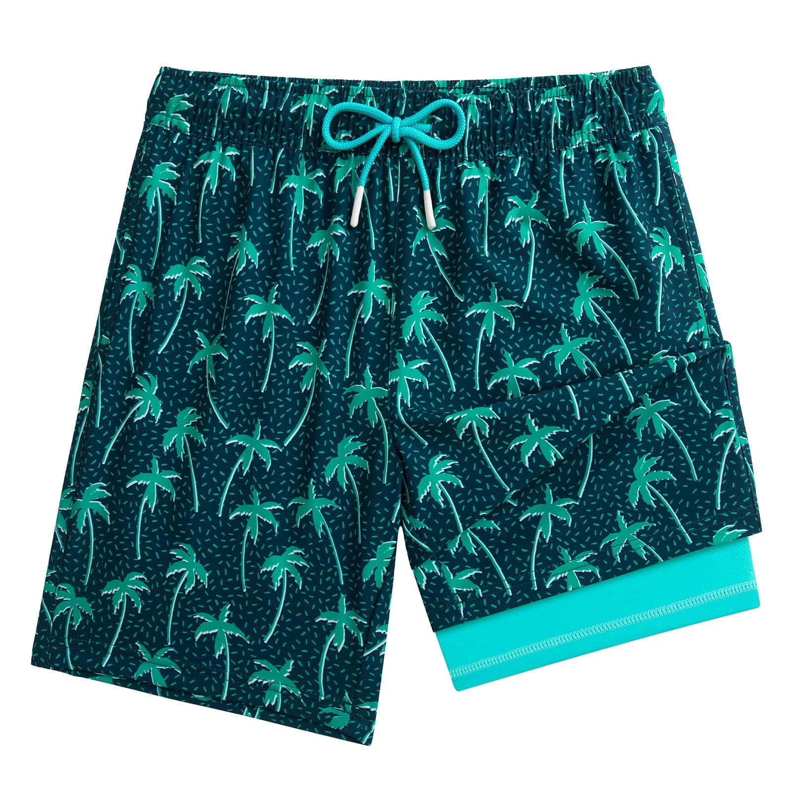 maamgic Pantaloncini da Bagno Ragazzi Bambini a Compressione ad Asciugatura Rapida Corti Boardshorts con Tasche Coulisse Regolabile Spiaggia Sport