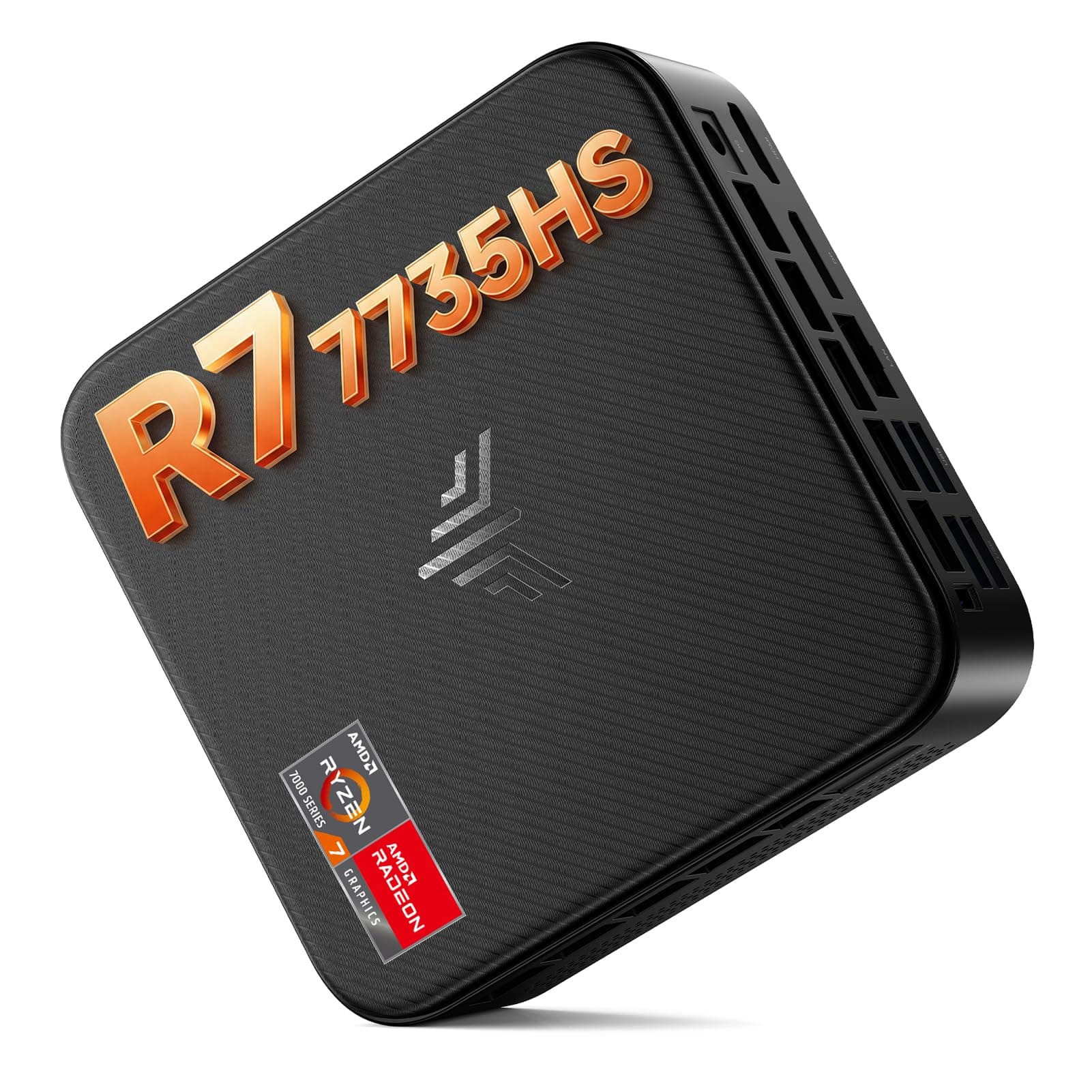 NiPoGi E3B Mini PC,АMD Ryzen 7 7735HS,24GB LPDDR5 5500MT/s,512GB NVMe SSD | (Supera 7430U/5300U,hasta 4,75 GHz),Mini Ordenador,4K Triple Pantalla DP+HDMI+Type-C,WiFi 6/BT5.2/LAN para Negocio/Oficina
