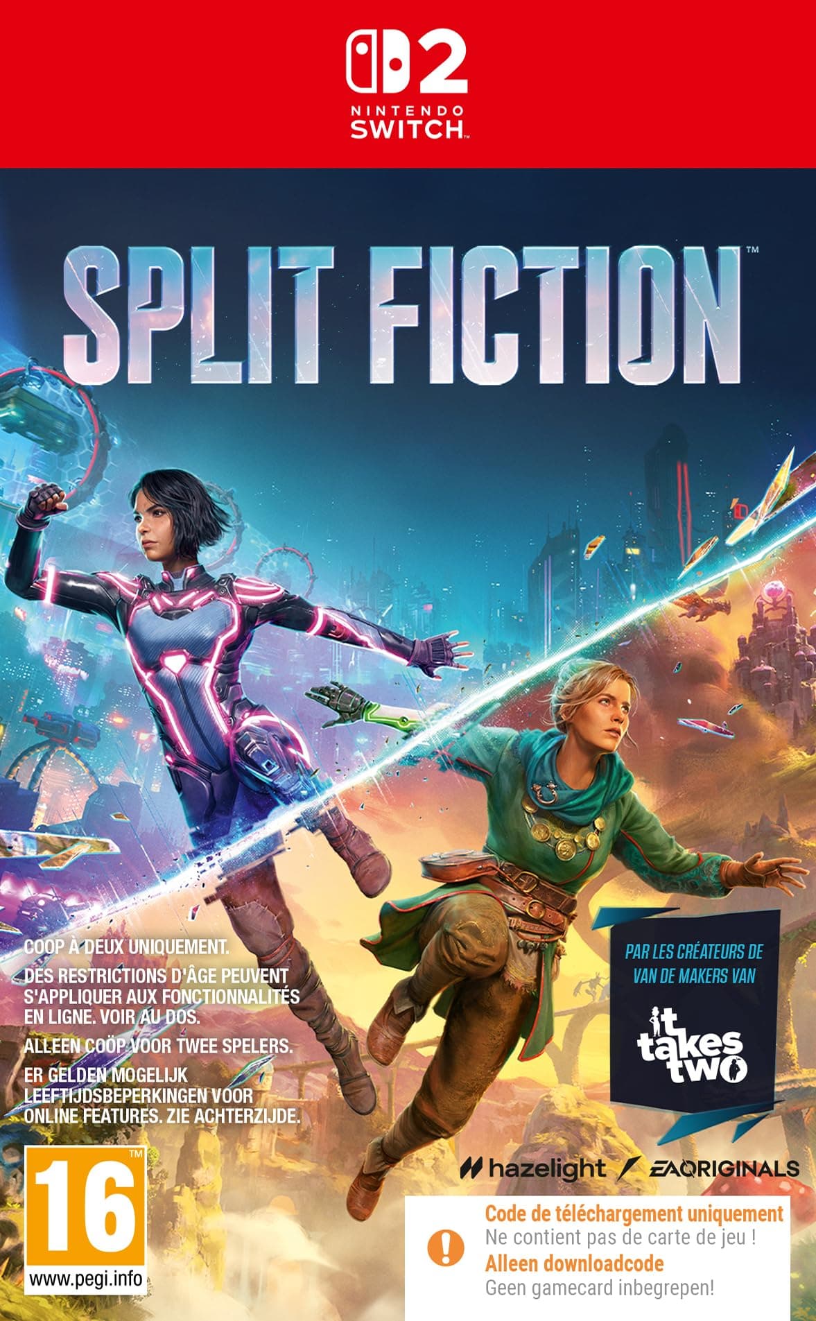 Split Fiction Switch 2 | Code dans la boite | Jeu Vidéo | Français