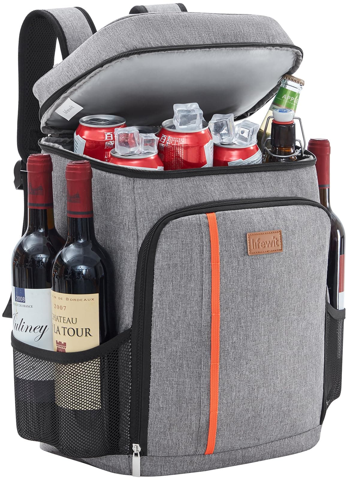 Lifewit Zaino Termico Impermeabile, Morbido Zaino Frigo Borsa, Frigo Leggera a Prova di Perdite per Uomo e Donna, Borse Termica Porta Pranzo per Lavoro Picnic Spiaggia Campeggio Viaggio