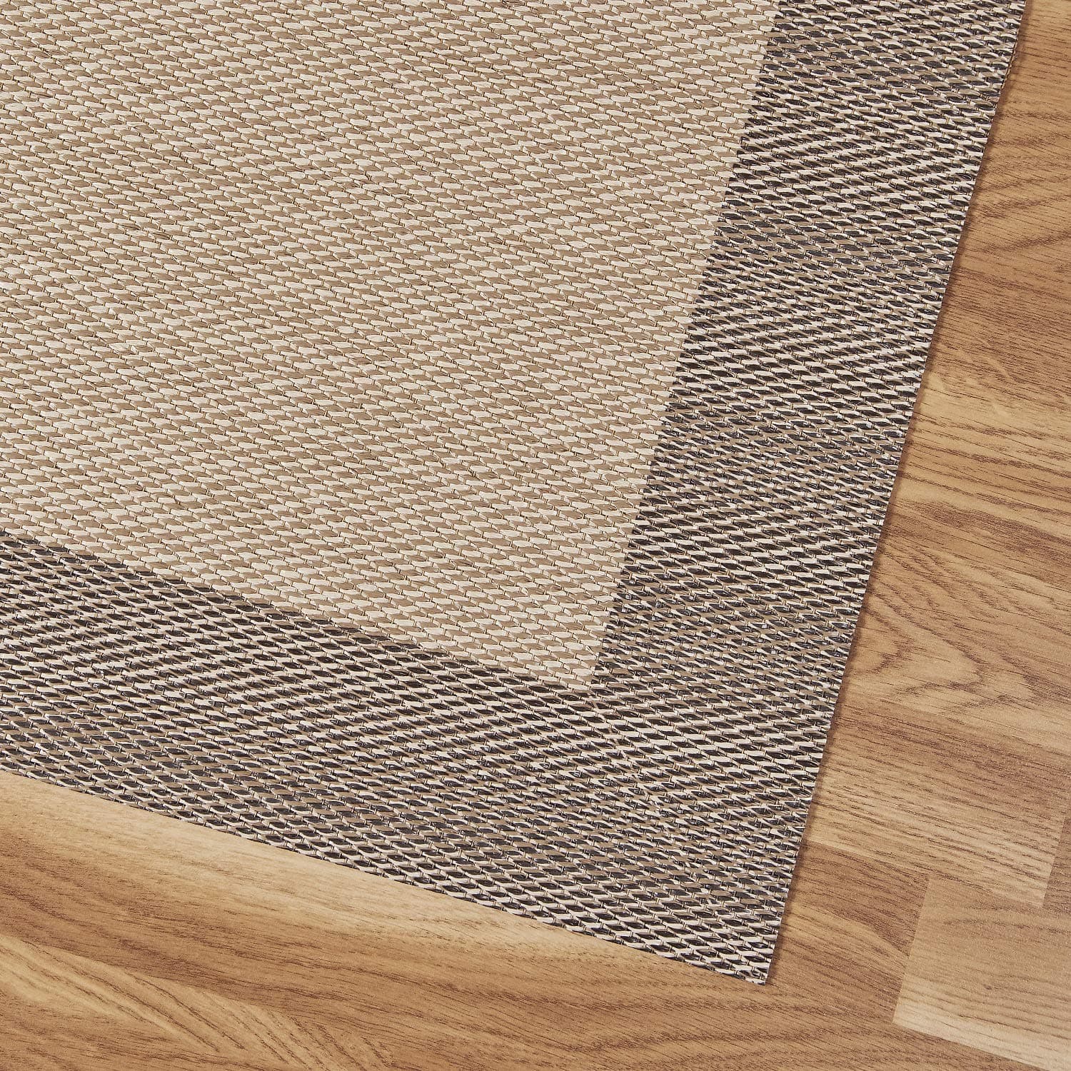 Alfombra Vinilica Salon Premium Alfombras de habitación Comedor baño Cocina Lavable Antideslizante y Resistente para Interior y Exterior Estores Basic Beige 160x230 cm
