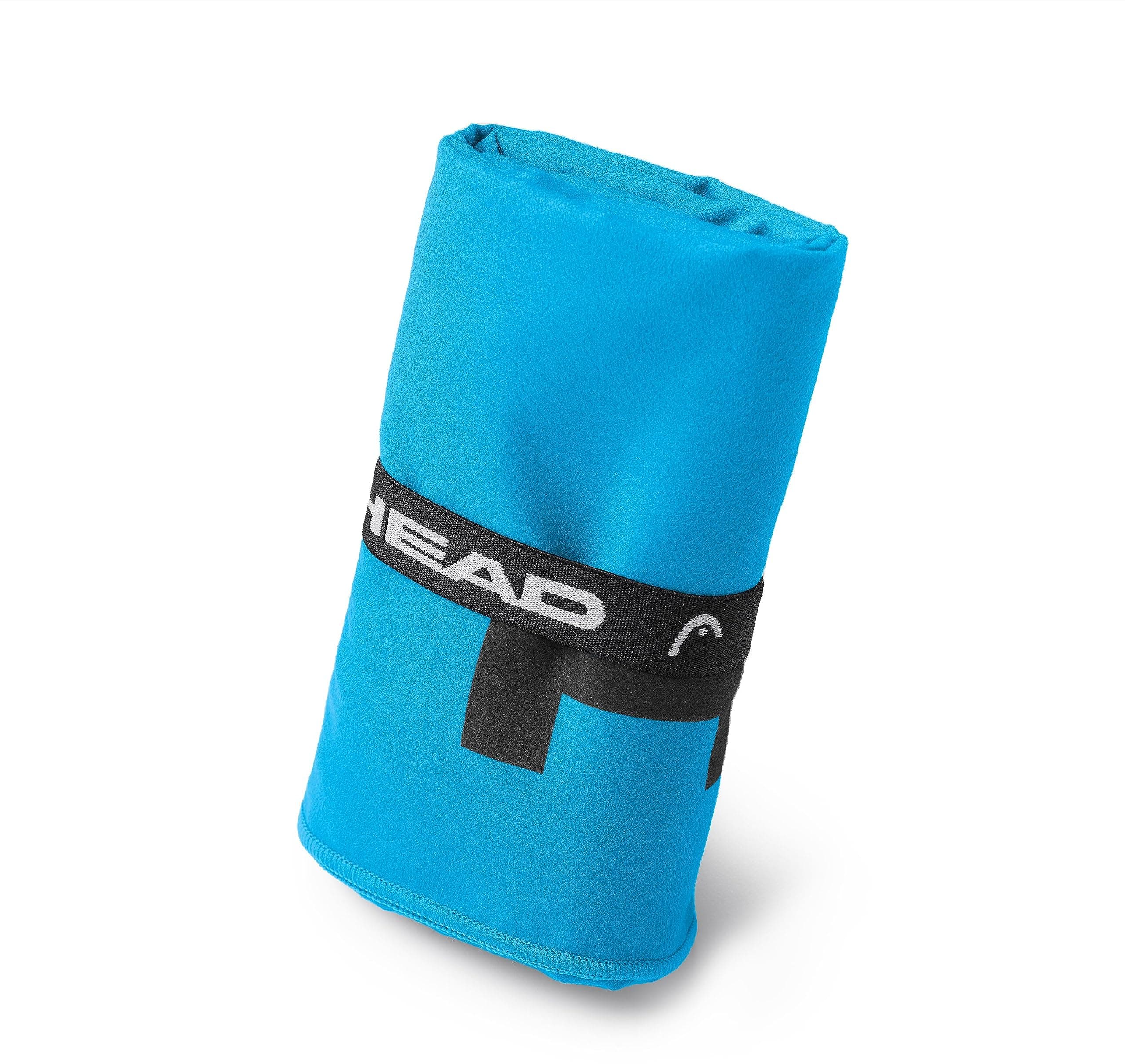 HEAD - Telo Mare Microfibra Grande con Elastico, Asciugamano Mare e Palestra Salvaspazio Lavabile a Rapida Asciugatura, Teli Mare Microfibra Spiaggia Sport Viaggi Piscina 180x90, Morbido e Resistente